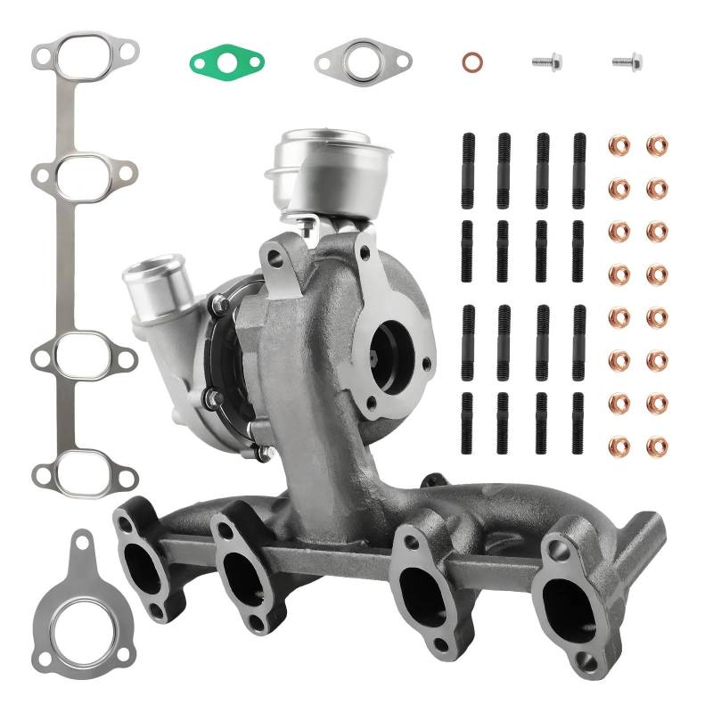 GYTTAK Motor-Turbolader Kompatibel Mit Für A3 1.9TDI 74KW/100PS Für AXR 2001 2002 2003 Autozubehör Turbo Turbolader Turbine Turbo Compressore 713673-5005S von GYTTAK