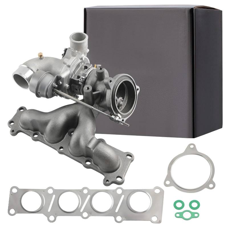 GYTTAK Motor-Turbolader Kompatibel Mit Land Für Rover Für Range Für Rover Für Evoque L538 2.0 4x4 1999ccm 177KW 241PS 2014 2015 2016 2017 53039880462 53039880342 EU3E6K682BB Turbo Turbolader K03 von GYTTAK