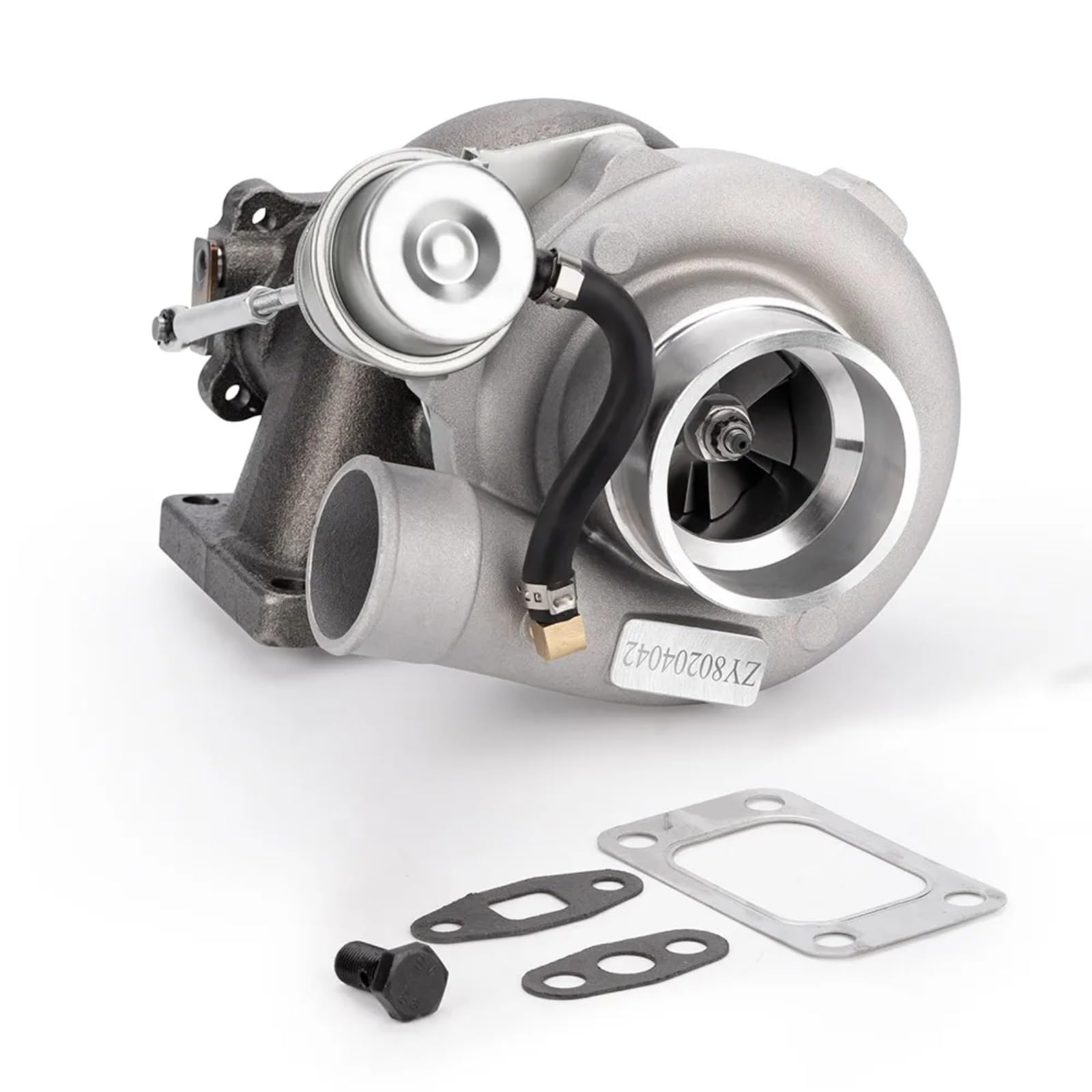 GYTTAK Motor-Turbolader Kompatibel Mit Nissan Für Skyline R32 R33 R34 RB20 RB20DET RB25 RB25DET A/R .63 T3 Flansch-Kompressor-Turbinen-Auspuff-Turbo-Turbolader von GYTTAK