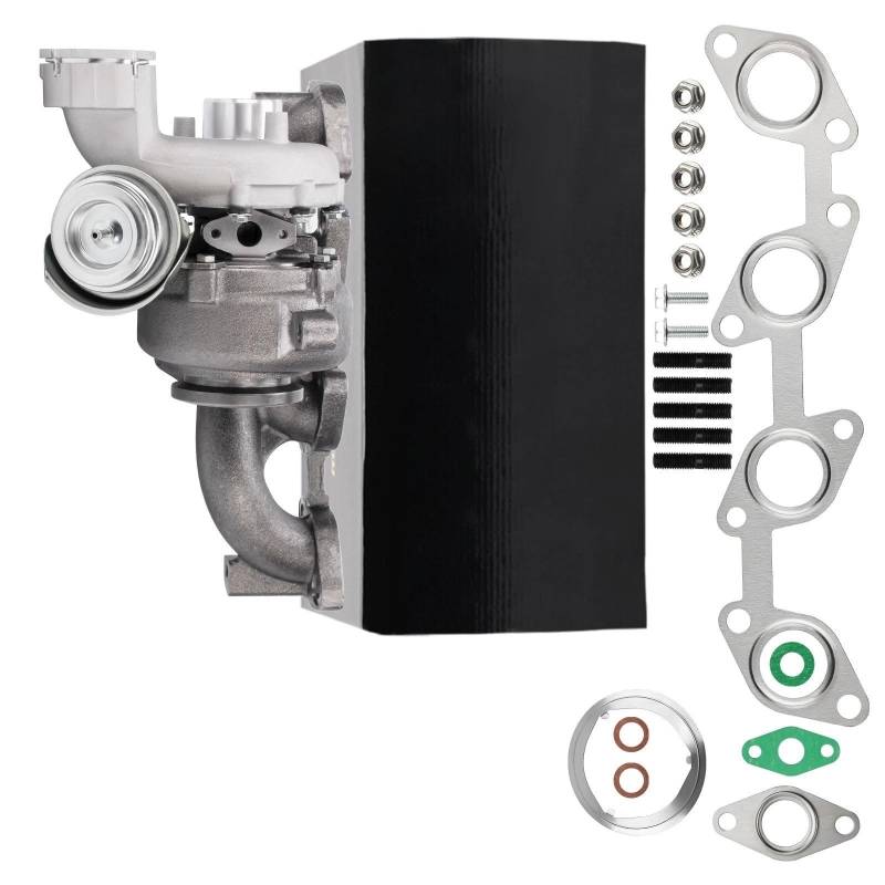 GYTTAK Motor-Turbolader Kompatibel Mit Skoda Für Octavia II 2004 724930, 724930-0001 Turbolader Abgasturbolader Abgasturbolader Turbolader GT1749V von GYTTAK