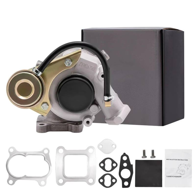 GYTTAK Motor-Turbolader Kompatibel Mit Toyota Für Land Für Cruiser 2.4L TD 2L-T 1985 1986 1987 1988 1989 Wasserkühlungs-Turbolader CT20 1720154030 17201-54030 von GYTTAK