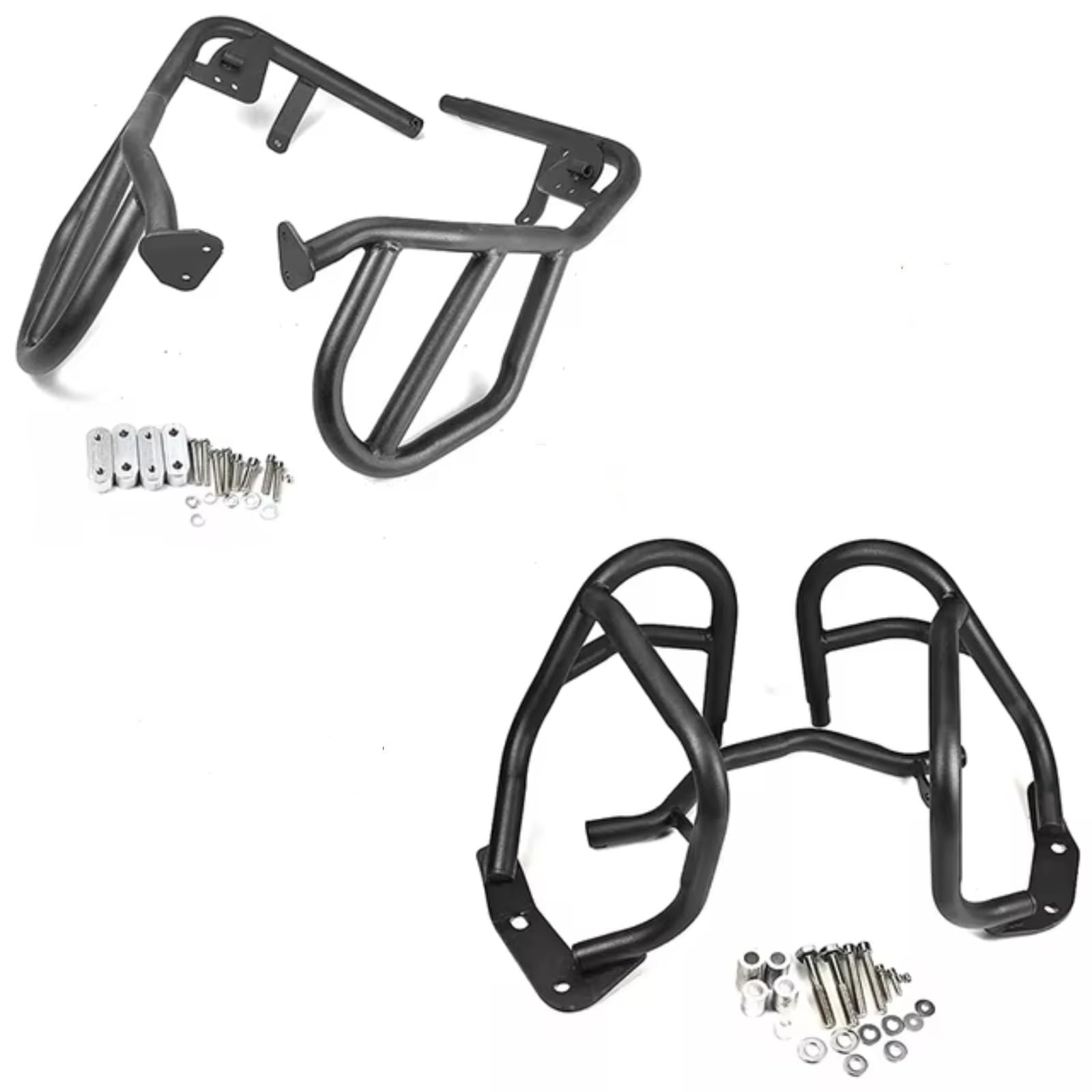GYTTAK Motorrad Motorschutzbügel Kompatibel Mit Für R1200GS 2008 2009 2010 2011 2012 Motorradmotor Oberer Unterer Sturzbügel Tank Stoßfänger Verkleidung Rahmen Schutzbügel(Black,1 Set) von GYTTAK