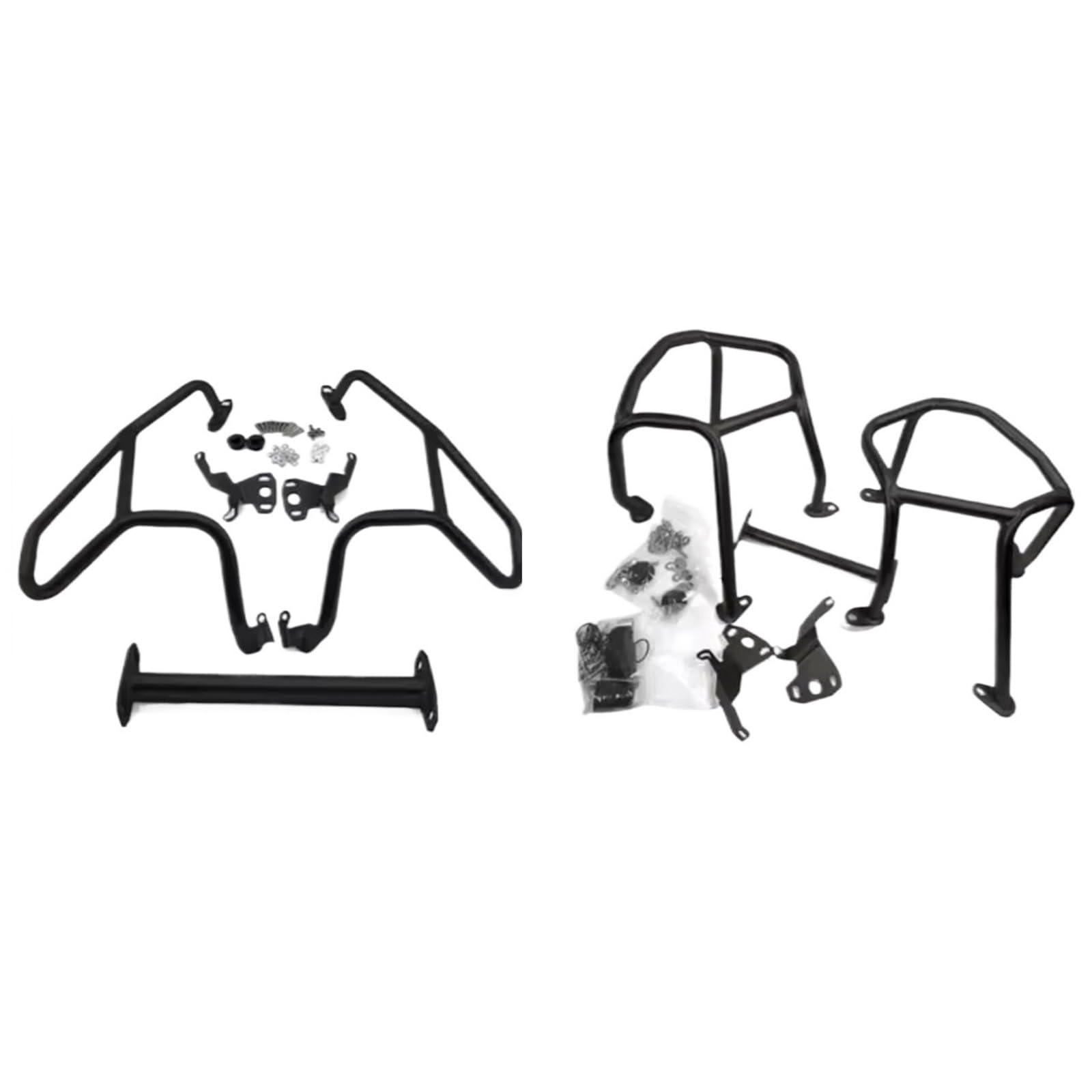 GYTTAK Motorrad Motorschutzbügel Kompatibel Mit Für R1250GS LC 2019 2020 2021 2022 2023 Motorrad Highway Motorschutz Crash Bar Rahmen Stoßfänger Verkleidung Schutzstangen(Black,1 Set) von GYTTAK