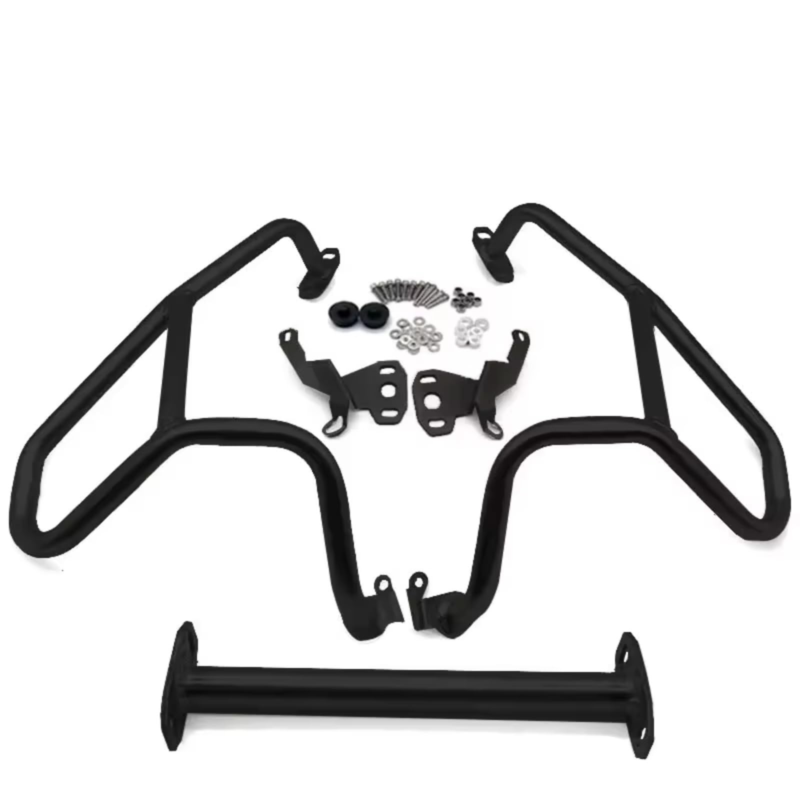GYTTAK Motorrad Motorschutzbügel Kompatibel Mit Für R1250GS LC 2019 2020 2021 2022 2023 Motorrad Highway Motorschutz Crash Bar Rahmen Stoßfänger Verkleidung Schutzstangen(Black,Upper) von GYTTAK