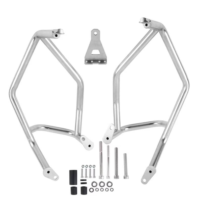 GYTTAK Motorrad Motorschutzbügel Kompatibel Mit Triumph Für Tiger Sport 660 2022 2023 Motorradrahmenschutz Stoßfänger Motor Oberer Edelstahlschutz Highway Crash Bar von GYTTAK