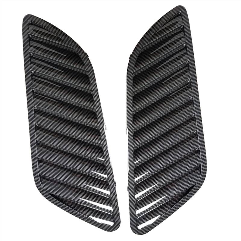 GYTTAK NierenGrill Kompatibel Mit 3er Für F30 2012 2013 2014 2015 2016 2017 2018 Nierengitter Lufteinlass Grill Auto Frontgrills Stoßstange Motorhaube Obere Grillbucht(Carbon Fiber Look) von GYTTAK