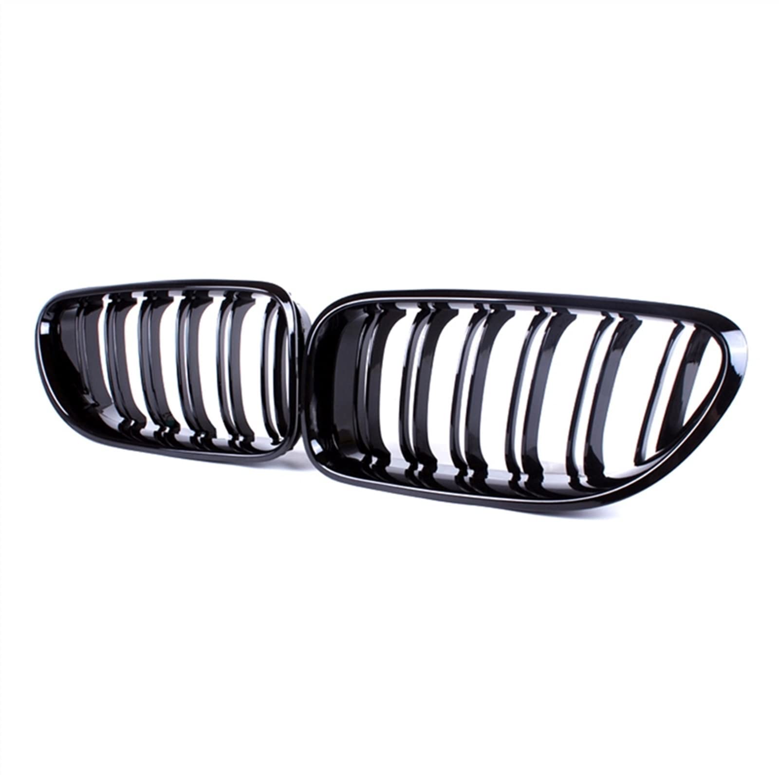 GYTTAK NierenGrill Kompatibel Mit 6er Für F06 F12 F13 M6 2012 2013 2014 Nierengitter Lufteinlass Grill Auto Frontgitter Stoßstange Motorhaube Obere Gitterabdeckung(Gloss Black) von GYTTAK