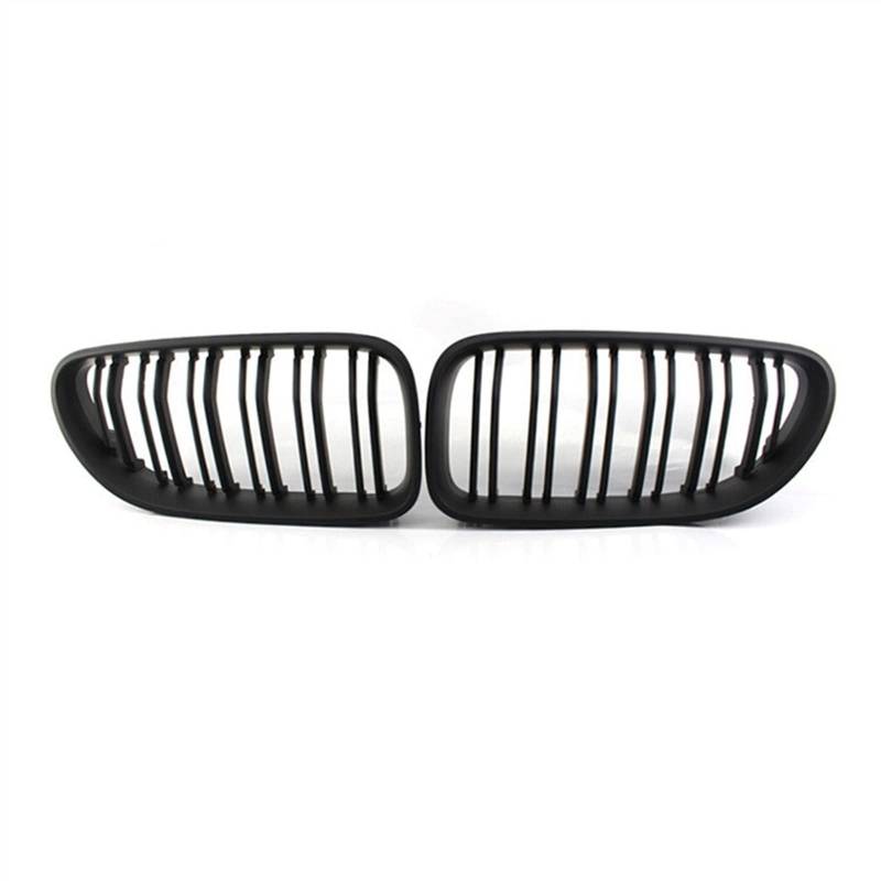 GYTTAK NierenGrill Kompatibel Mit 6er Für F06 F12 F13 M6 2012 2013 2014 Nierengitter Lufteinlass Grill Auto Frontgitter Stoßstange Motorhaube Obere Gitterabdeckung(Matte Black) von GYTTAK
