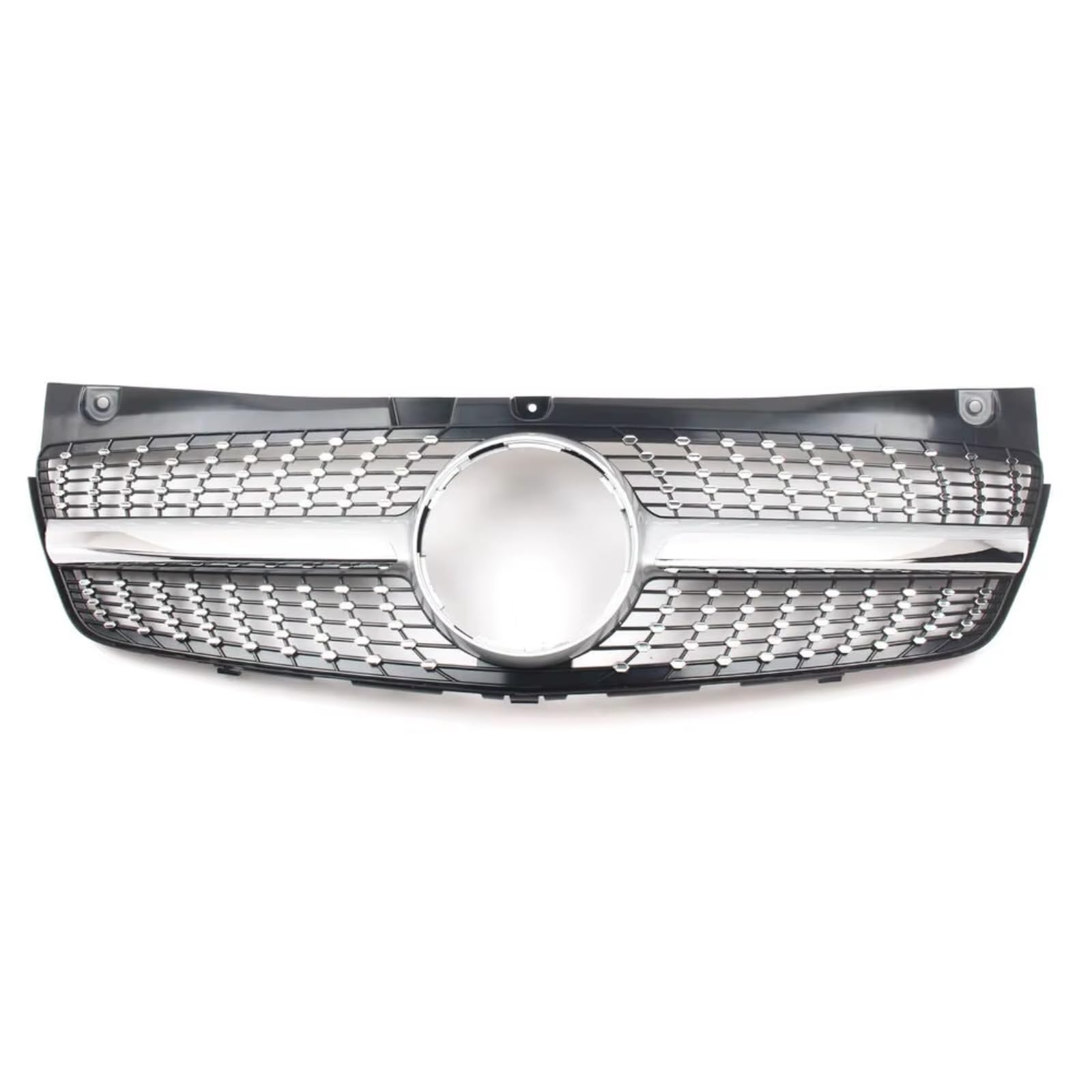 GYTTAK NierenGrill Kompatibel Mit Benz, Für Viano, Für W639 V-Klasse 2011 2012 2013 2014, Auto-Renngrills, Vorderer Oberer Stoßstangengrill, Automatische Ansaughaube, Netzgitter-Grill von GYTTAK