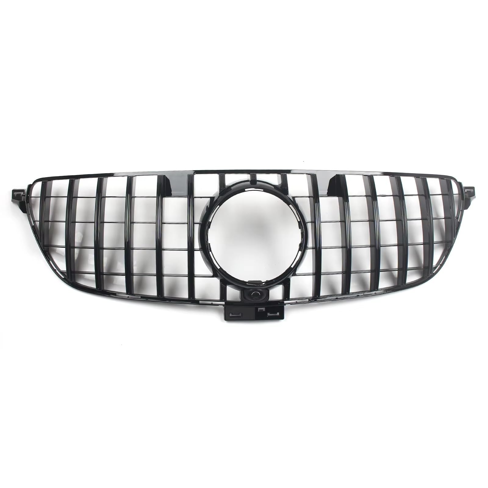 GYTTAK NierenGrill Kompatibel Mit Benz Für C292 W292 2016 2017 2018 2019, Auto-Frontstoßstangengrill, GT-Stil-Grill Mit Kameraloch, Haube, Kühler, Renngrill(Black) von GYTTAK