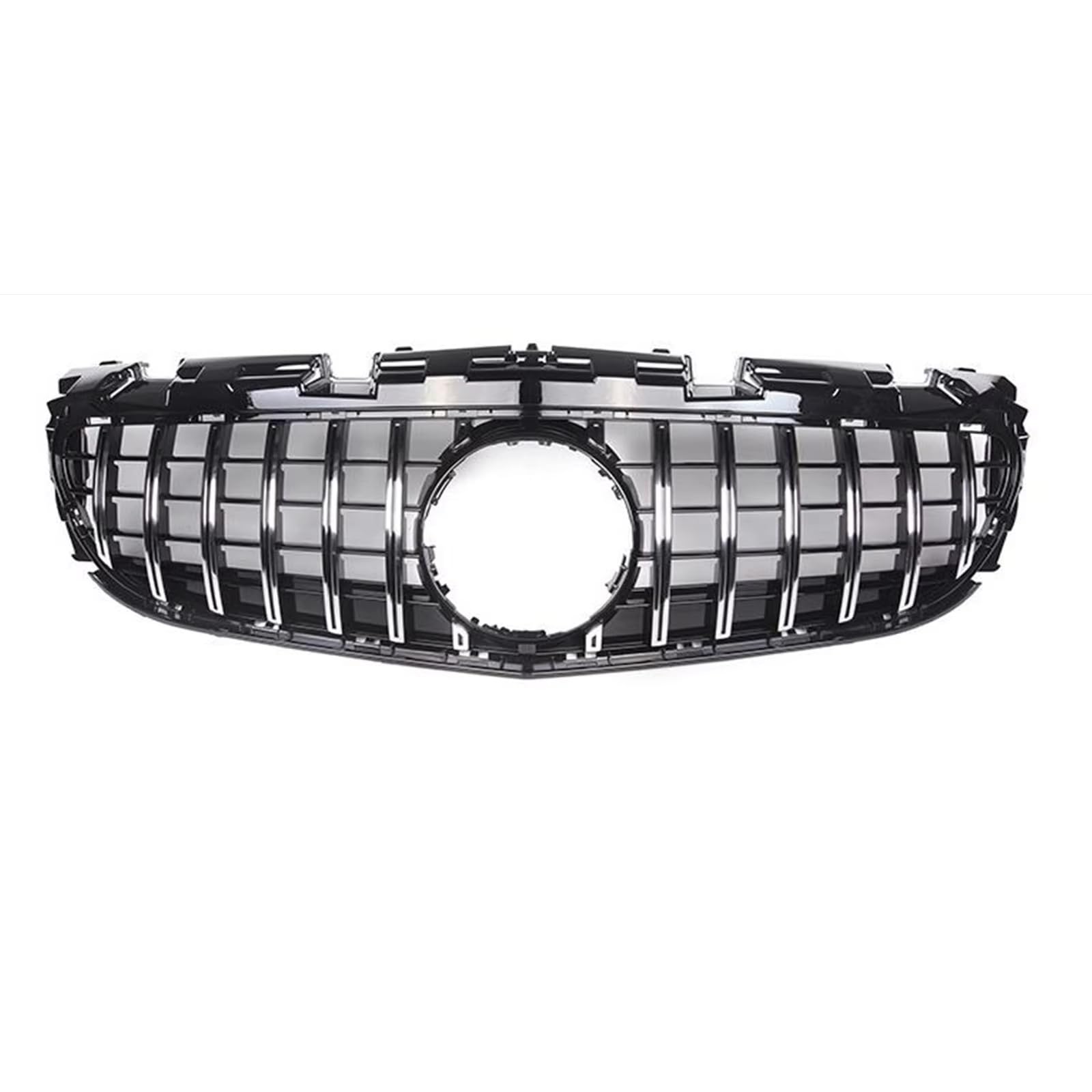 GYTTAK NierenGrill Kompatibel Mit Benz Für W172 R172 SLC300 SLC-Klasse 2016 2017 2018 2019 2020 Auto-Oberstoßstangenhaube Mesh Grid Grill Frontgrill Autozubehör(Black) von GYTTAK