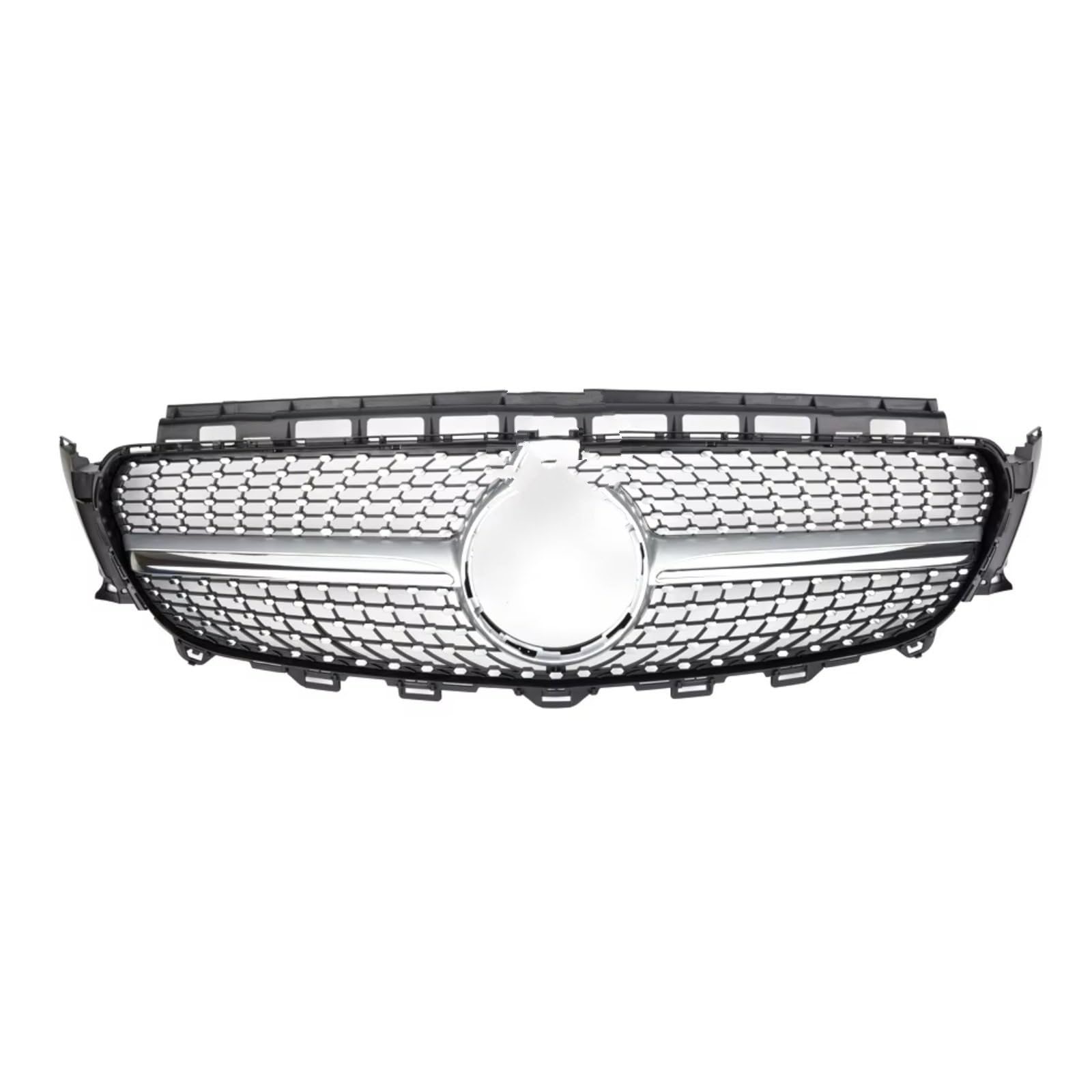 GYTTAK NierenGrill Kompatibel Mit Benz Für W213 C238 2016 2017 2018 2019 Für E180 E200 E220 E300 E350 E400 E450 Auto-Frontstoßstange Renngitter Frontgrill(Black,Diamonds-W360) von GYTTAK