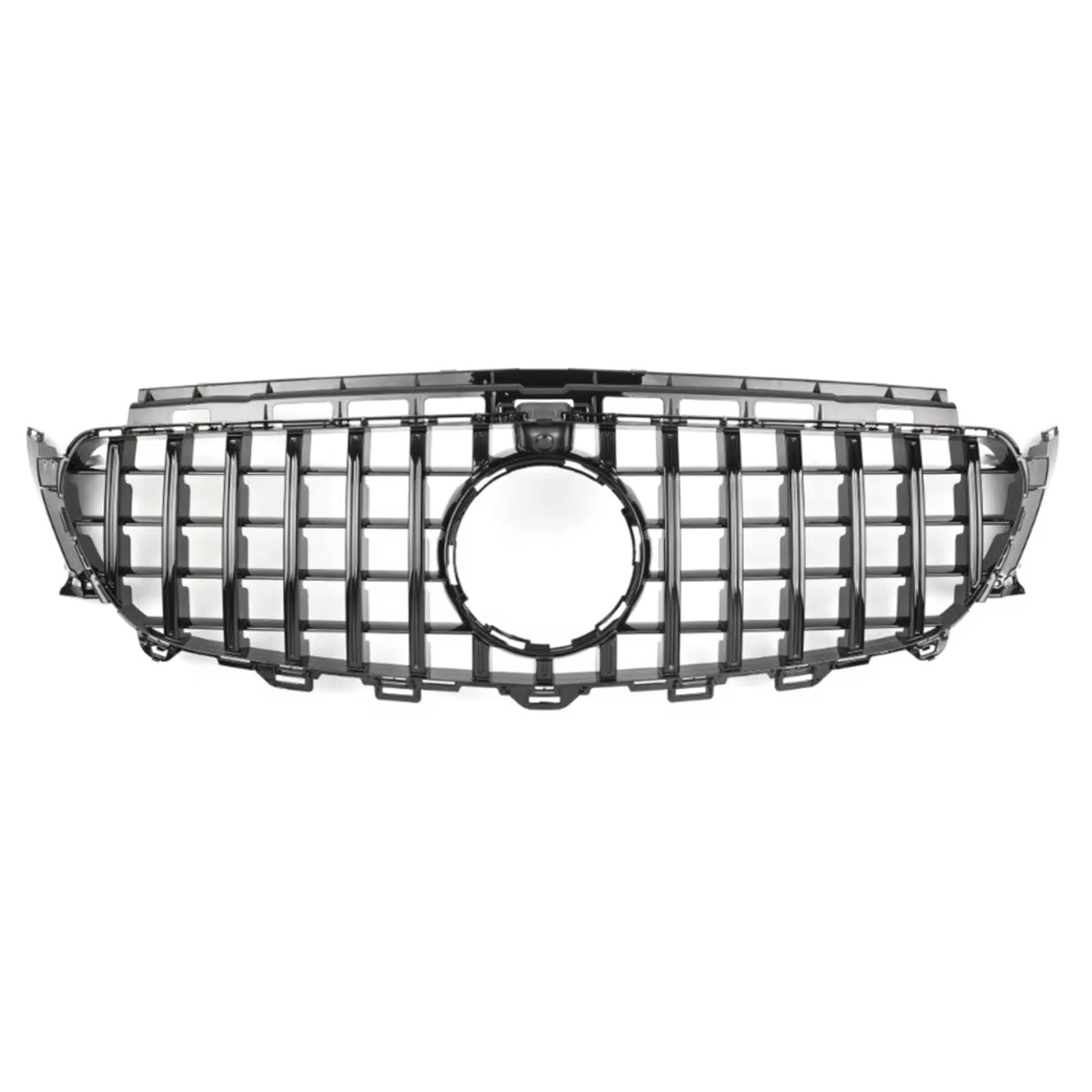 GYTTAK NierenGrill Kompatibel Mit Benz Für W213 C238 2016 2017 2018 2019 Für E180 E200 E220 E300 E350 E400 E450 Auto-Frontstoßstange Renngitter Frontgrill(Black,GT) von GYTTAK