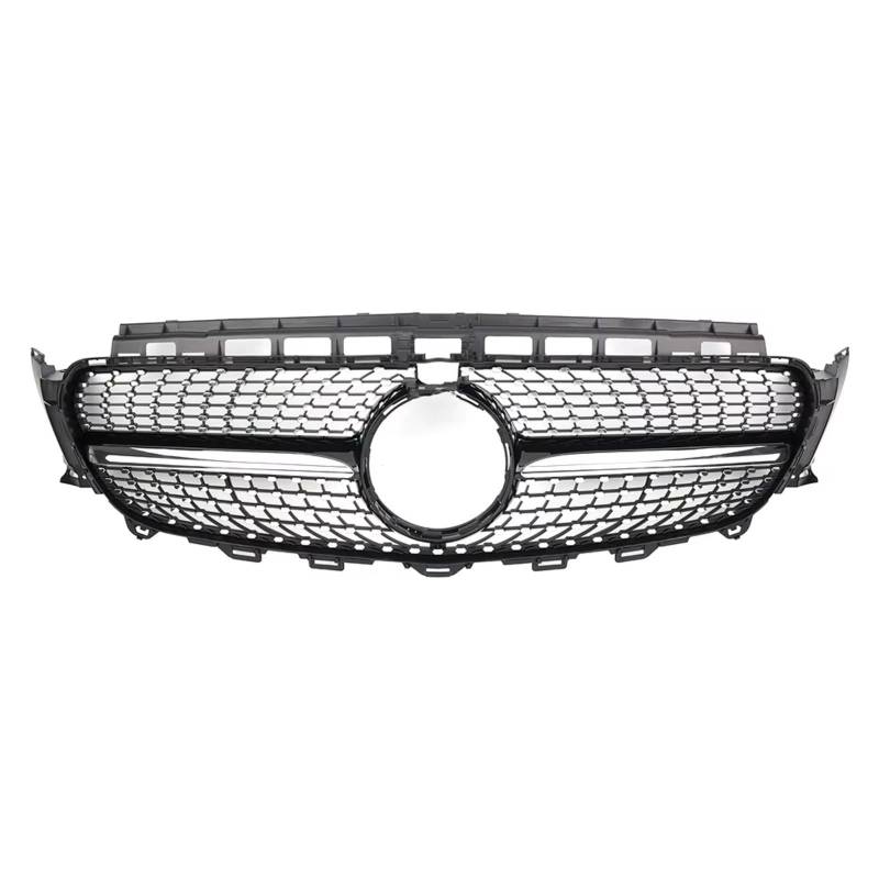 GYTTAK NierenGrill Kompatibel Mit Benz Für W213 C238 2016 2017 2018 2019 Für E180 E200 E220 E300 E350 E400 E450 Auto-Frontstoßstange Renngitter Frontgrill(Silver,Diamonds-W360) von GYTTAK
