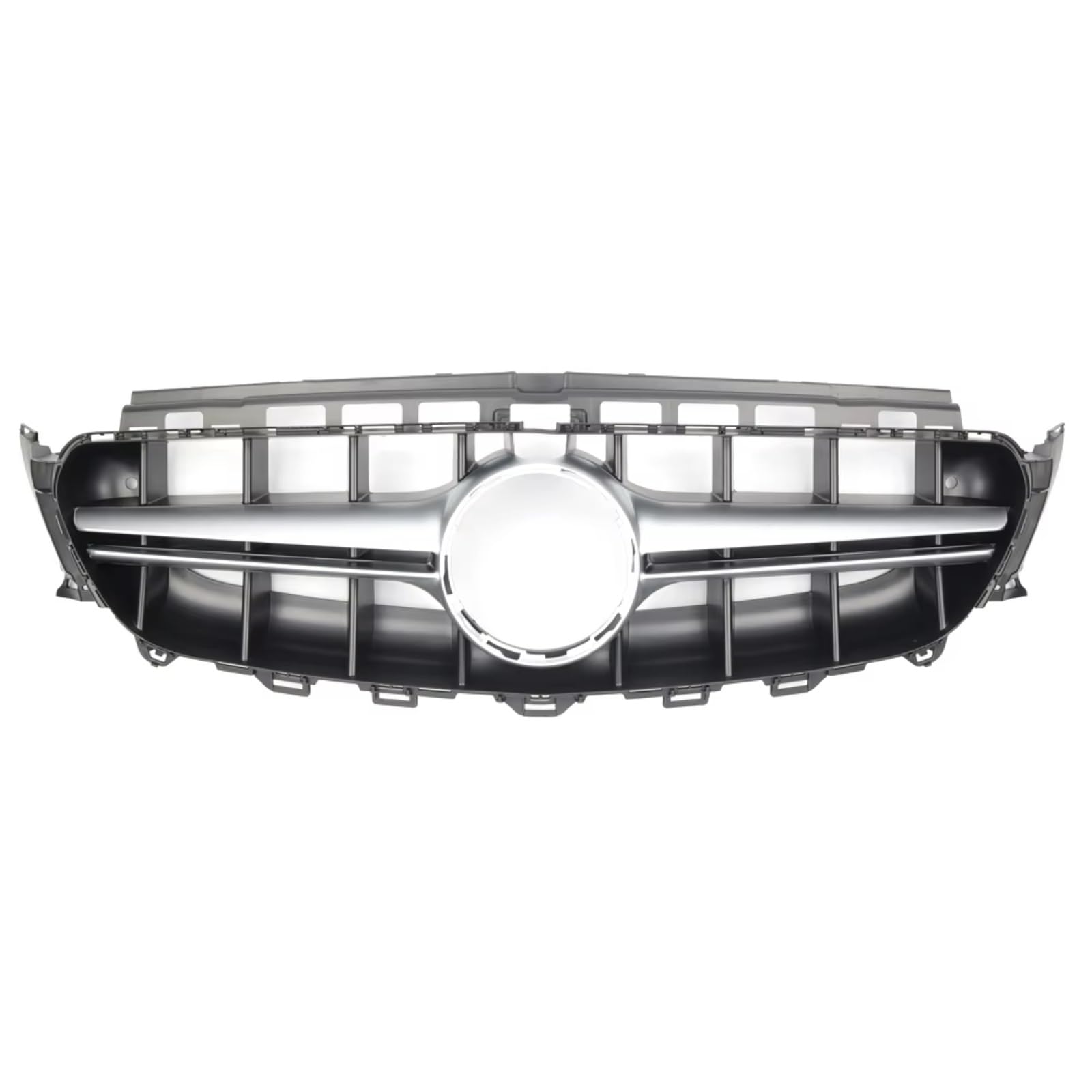 GYTTAK NierenGrill Kompatibel Mit Benz Für W213 C238 2016 2017 2018 2019 Für E180 E200 E220 E300 E350 E400 E450 Auto-Frontstoßstange Renngitter Frontgrill(Silver,E63S) von GYTTAK
