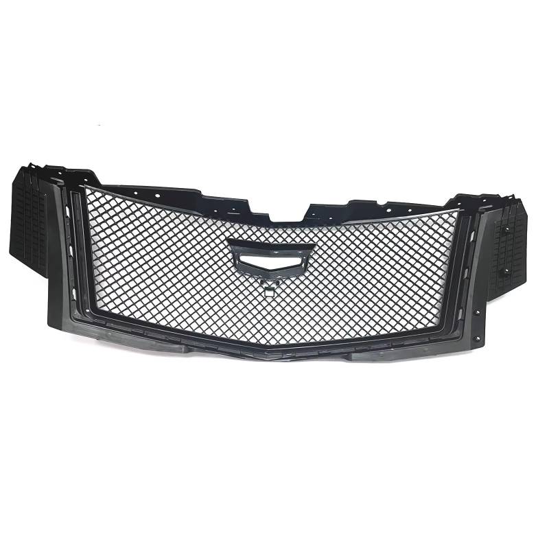 GYTTAK NierenGrill Kompatibel Mit Cadillac Für Escalade 2015 2016 2017 2018 2019 2020, Obere Stoßstangenhaube, Vorderer Kühlergrill, Netzgitter-Grill, Waben-Grill von GYTTAK