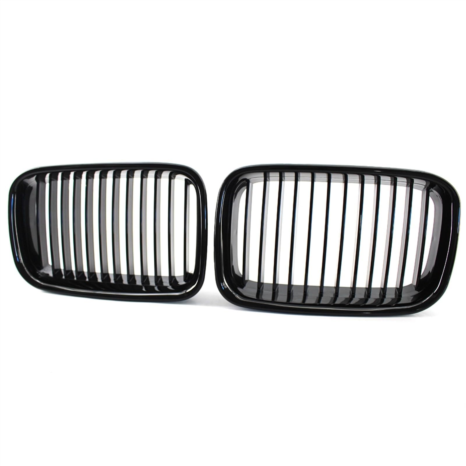 GYTTAK NierenGrill Kompatibel Mit E36 M3 1994 1995 1996 Auto Lufteinlass Grill Stoßstange Haube Front Nierengitter Obere Grillabdeckung(Gloss Black) von GYTTAK