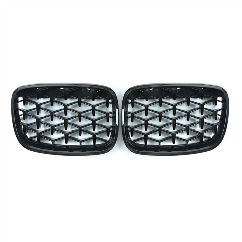 GYTTAK NierenGrill Kompatibel Mit E70 E71 E72 X5 X6 2007 2008 2009 2010 2011 2012 2013 Auto Vorne Niere Grill Obere Grill Abdeckung Stoßstange Haube Lufteinlass Grill(Black) von GYTTAK