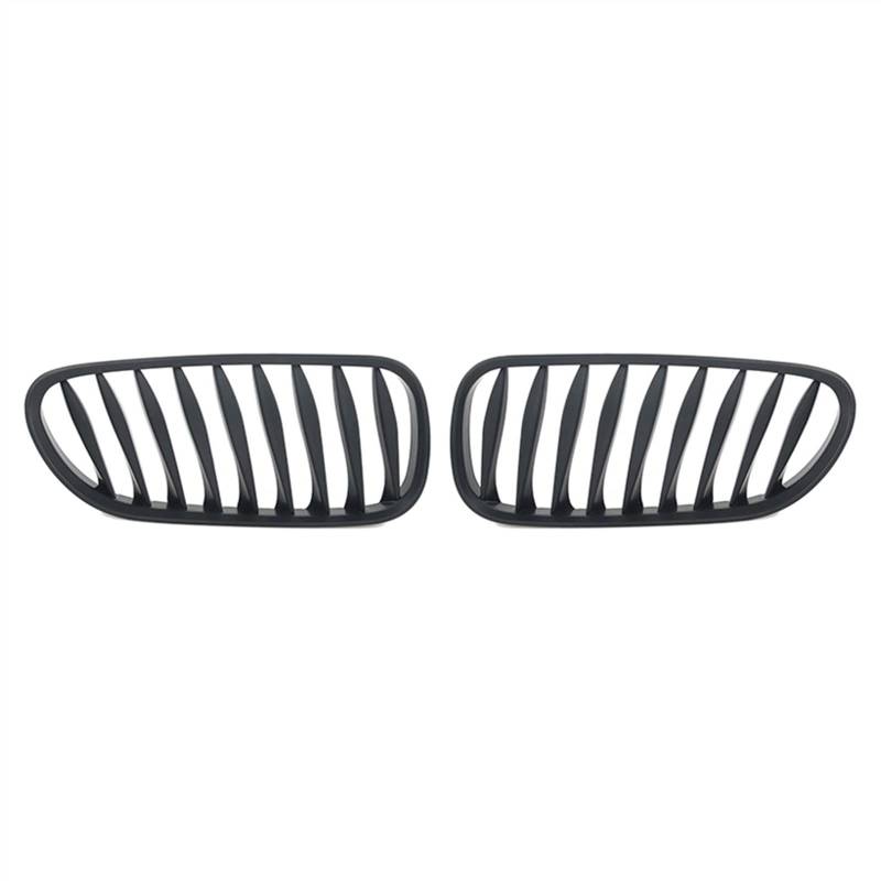 GYTTAK NierenGrill Kompatibel Mit E85 E86 Z4 2003 2004 2005 2006 2007 2008 Nierengitter Lufteinlass Grill Auto Frontgitter Stoßstange Motorhaube Obere Grillabdeckung(Matte Black) von GYTTAK