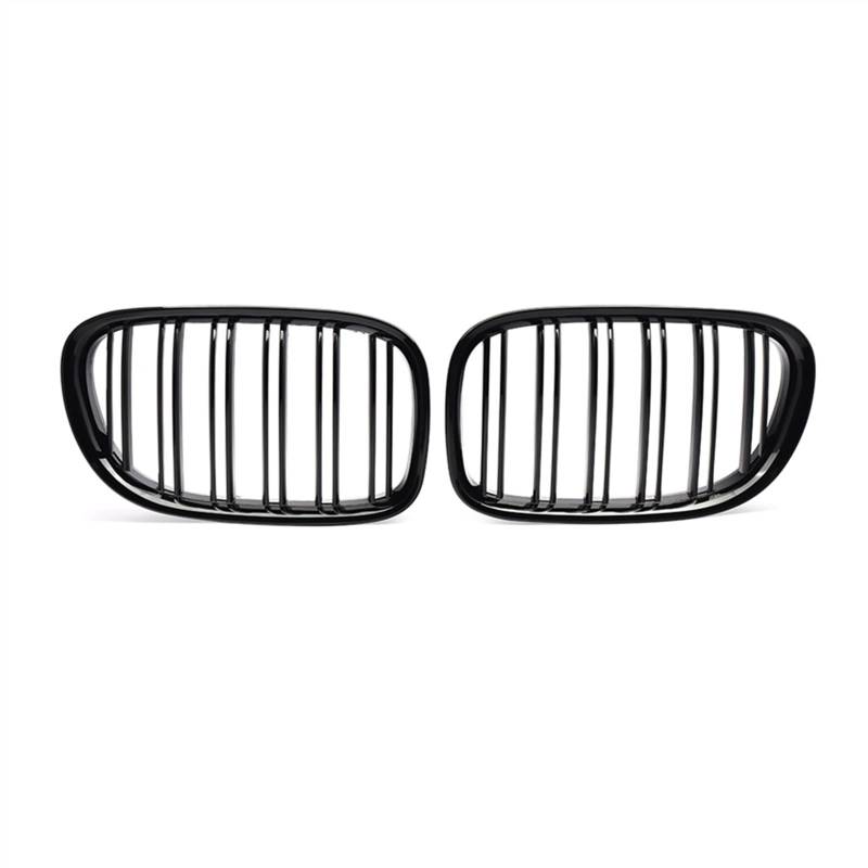 GYTTAK NierenGrill Kompatibel Mit F01 F02 F03 F04 2009 2010 2011 2012 2013 2014 2015 Auto Snap-on Air Intake Grill Front Nierengitter(Gloss Black) von GYTTAK