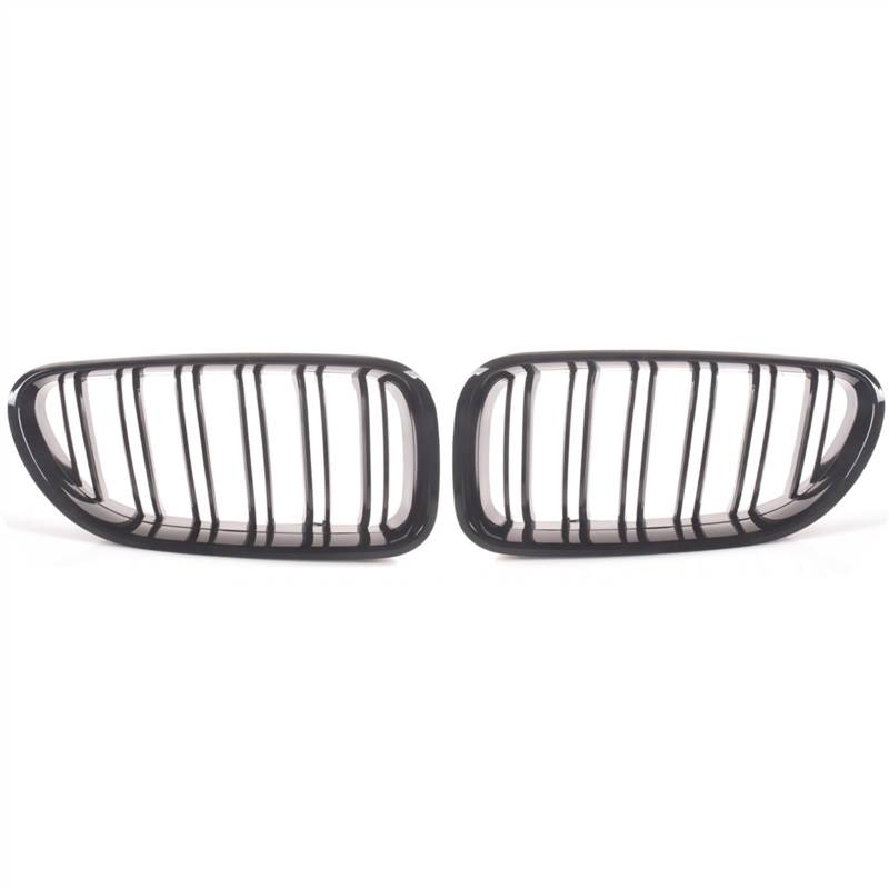GYTTAK NierenGrill Kompatibel Mit F06 F12 F13 M6 2012 2013 2014 2015 2016 2017 2018 2019 Auto Vorne Nierengitter Lufteinlassgitter Obere Gitterabdeckung(Gloss Black) von GYTTAK