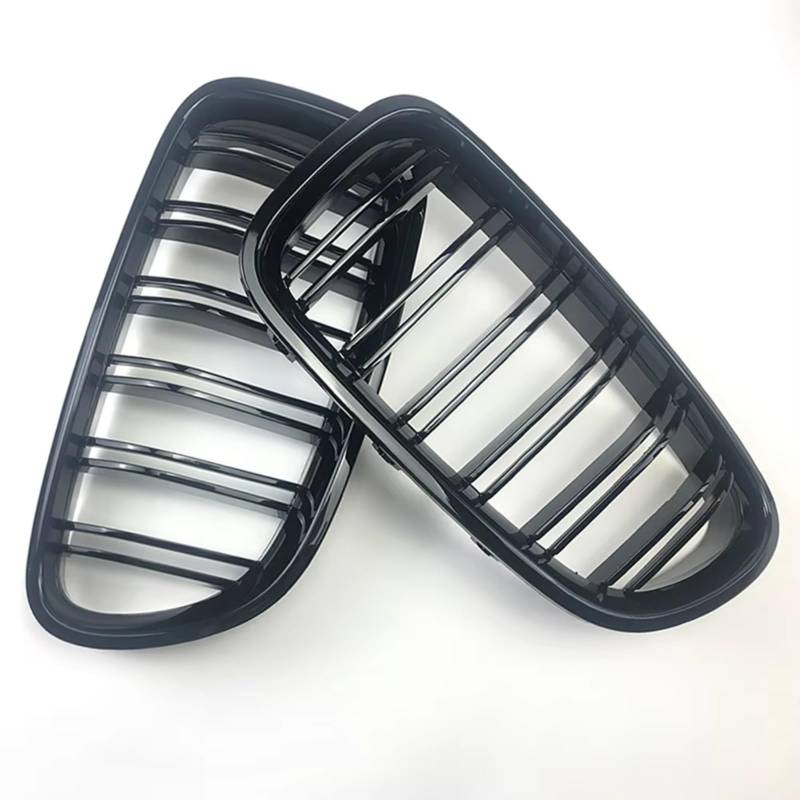 GYTTAK NierenGrill Kompatibel Mit F10 F11 520i 528i 535i 530i 550i 5er 2010–2017, Ersatzteil, Frontstoßstangen-Nierengrill, Dual-Lamellen-Renngrill von GYTTAK