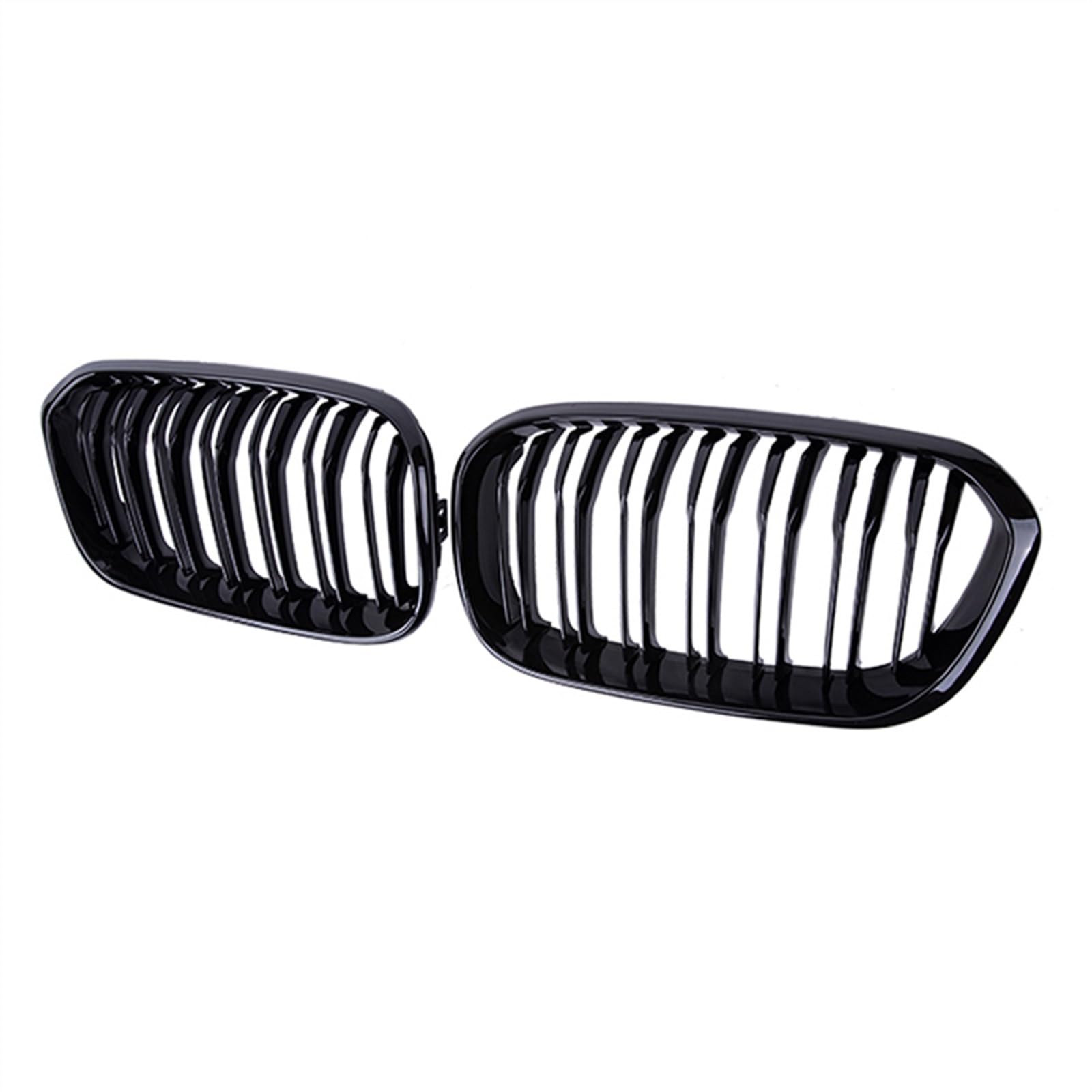 GYTTAK NierenGrill Kompatibel Mit F20 F21 LCI 120i 2015 2016 2017 2018 Front-Nierengrill Doppellamellengrill Stoßstangenhaube Obere Grillabdeckung(B) von GYTTAK
