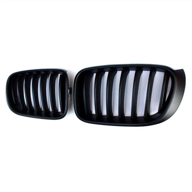 GYTTAK NierenGrill Kompatibel Mit F25 F26 X3 X4 2014 2015 2016 2017 Nierengitter Lufteinlass Grill Auto Frontgitter Stoßstange Motorhaube Obere Gitterabdeckung(Matte Black) von GYTTAK