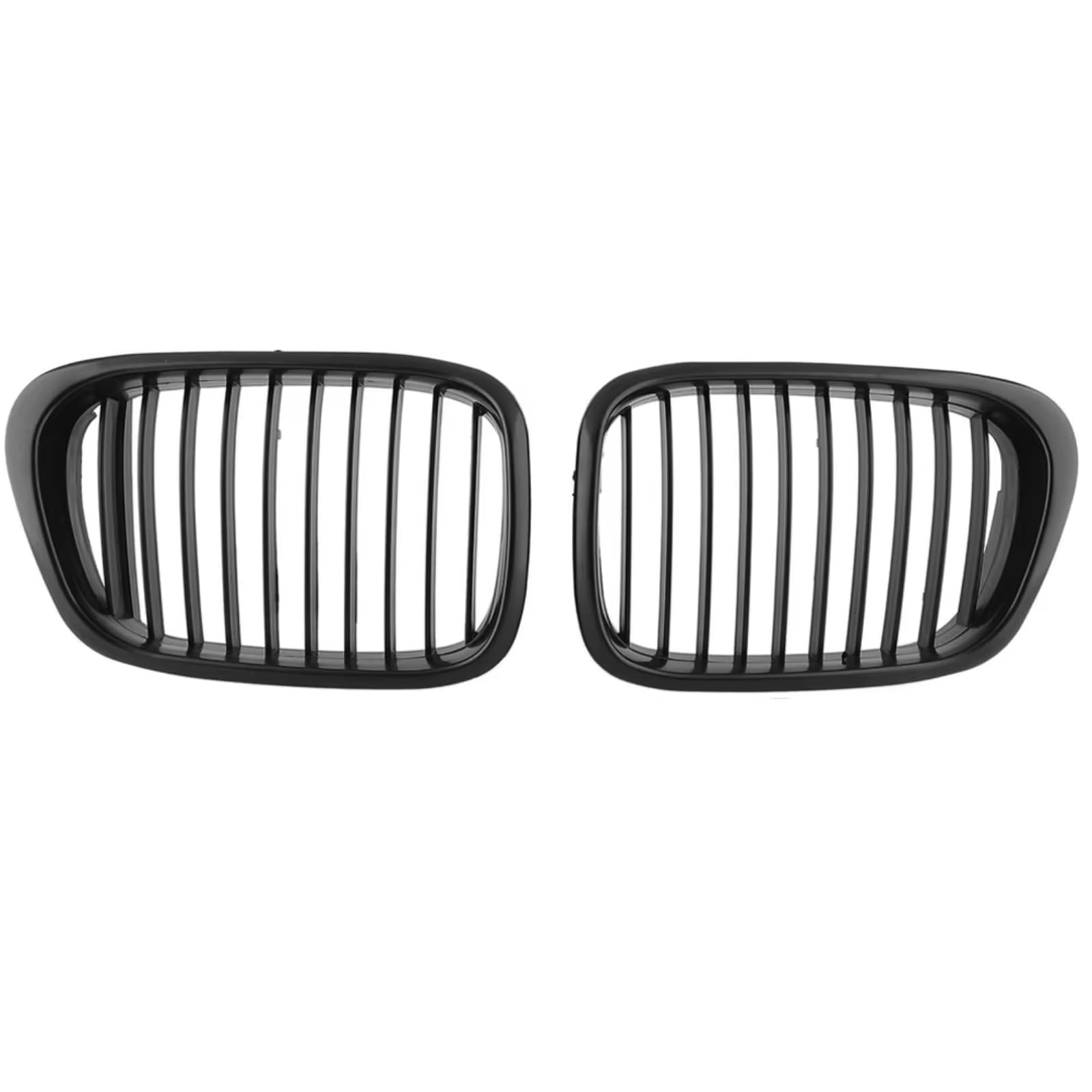 GYTTAK NierenGrill Kompatibel Mit Für E39 525i 528i 530i 535i Für M5 1997 1998 1999 2003 Auto-Frontstoßstangen-Mittelgrill Mattschwarz Breiter Nierenhaubengrill(Matte Black,color1) von GYTTAK