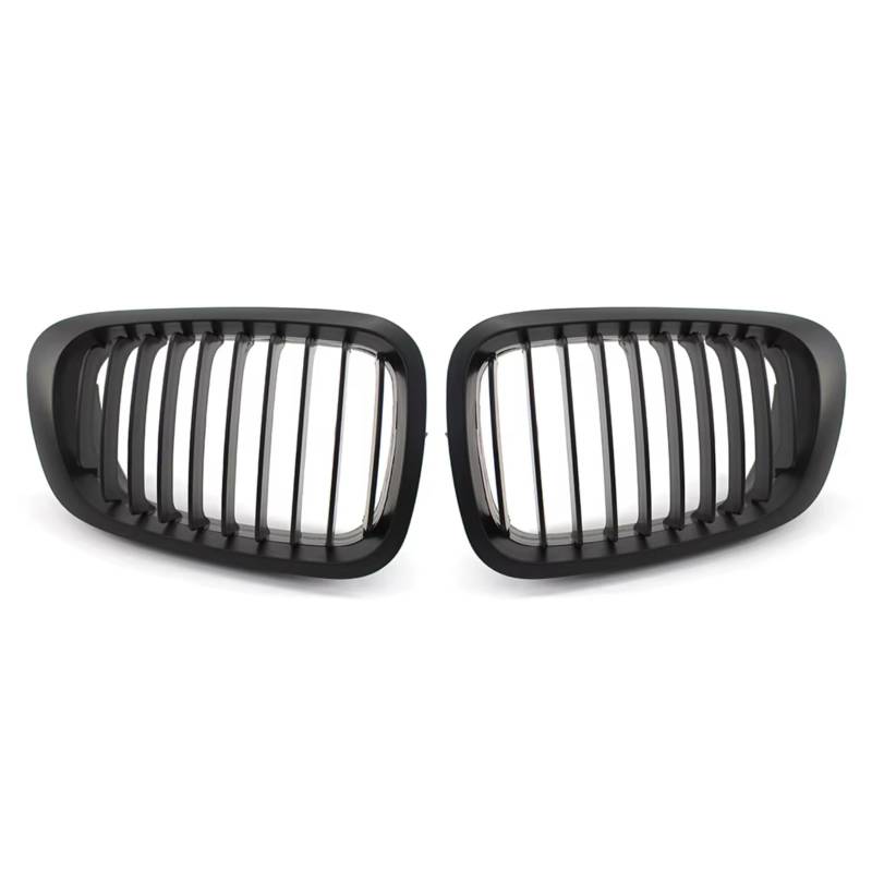 GYTTAK NierenGrill Kompatibel Mit Für E46 1999–2003, 3er-Serie, Für M3 2001–2006, Auto-Frontniere, Stoßstangengrill, Kühlergrill-Kits, OEM: 51138208683, 51138208684(Matte Black 1) von GYTTAK