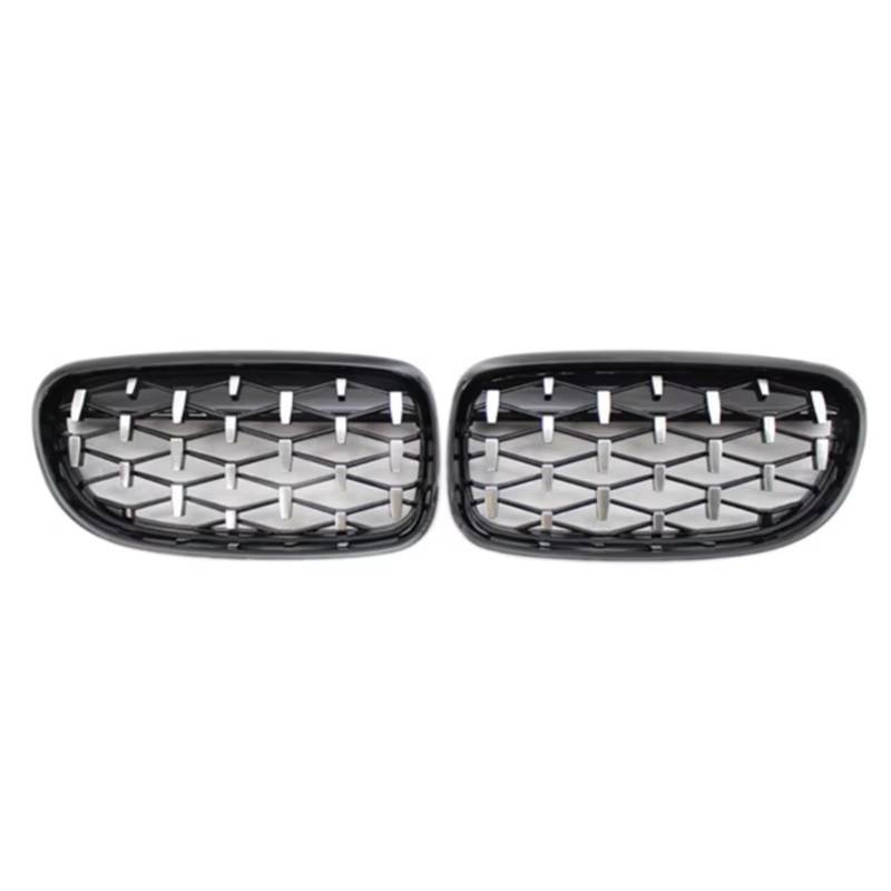 GYTTAK NierenGrill Kompatibel Mit Für E90 E91 3er-Serie 4 Türen 2009 2010 2011 2012, Auto-Frontstoßstange, Nierengrills, Diamantgitter, Renngitter 51137201970 von GYTTAK