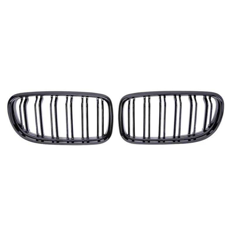 GYTTAK NierenGrill Kompatibel Mit Für E90 E91 LCI 3 Serie Für 325i 328i 335i 335xi 330i 330xi 2009 2010 2011 2012 Auto-Frontnierengrill Doppelliniengrill(Glossy Black) von GYTTAK