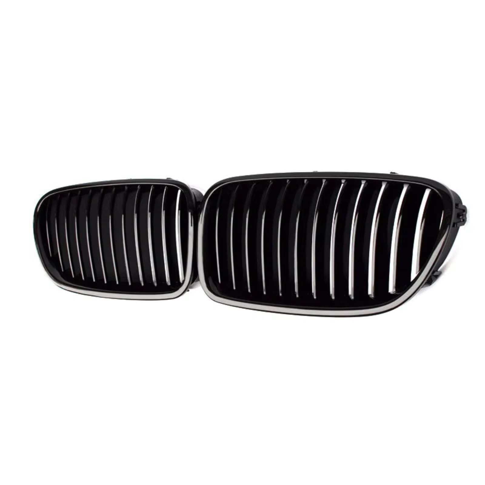 GYTTAK NierenGrill Kompatibel Mit Für F20 F21 LCI 120i 1 Serie 2015 2016 2017 2018 2019 Frontstoßstange Nierengitter Doppellamellen Renngitter Glänzend Schwarz von GYTTAK