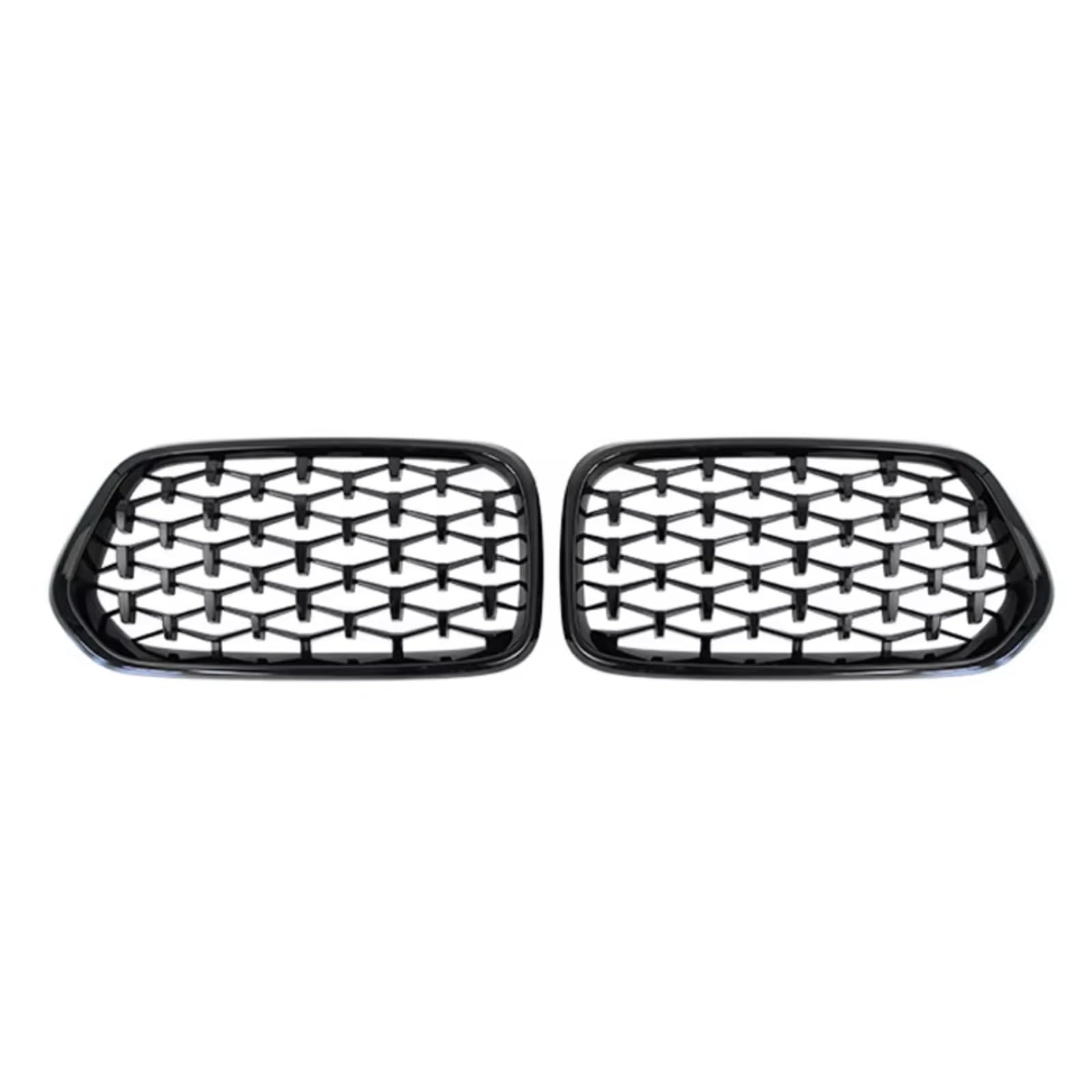 GYTTAK NierenGrill Kompatibel Mit Für X2 F39 2018 2019 2020 2021, Auto-Meteor-Stil-Grill, Frontstoßstange, Diamant-Nierengrill, Renngitter, Autozubehör(Black) von GYTTAK