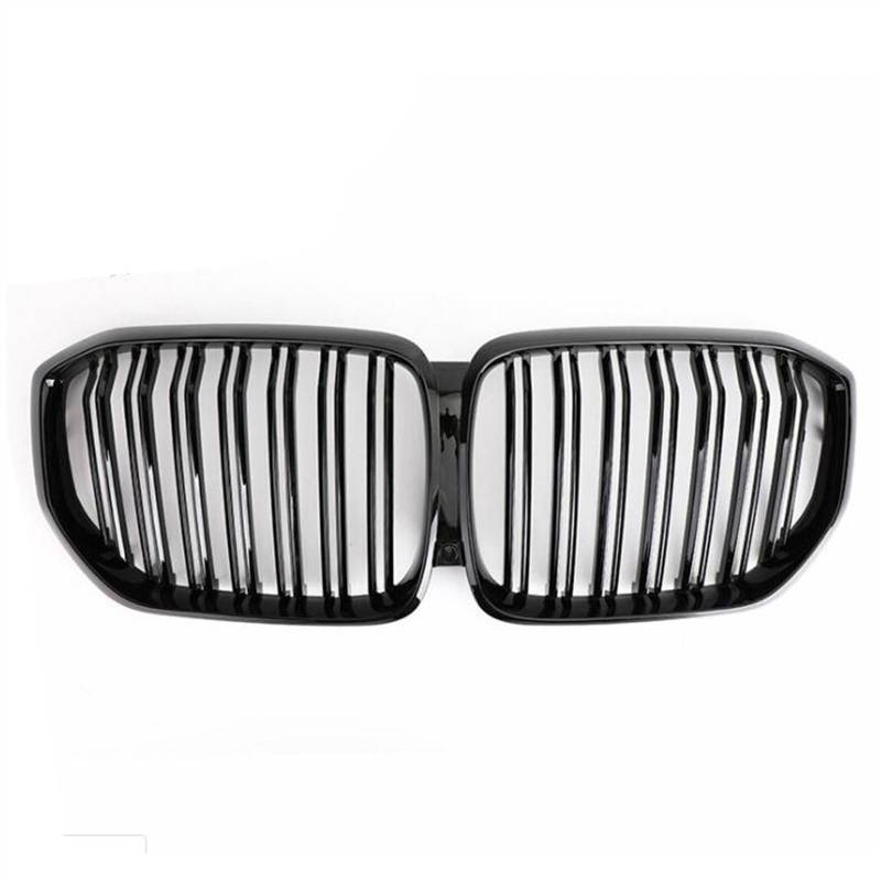GYTTAK NierenGrill Kompatibel Mit G05 X5 2019 2020 2021 Auto Vorne Nierengitter Obere Grillabdeckung Lufteinlass Grill Stoßstange Haube(C) von GYTTAK