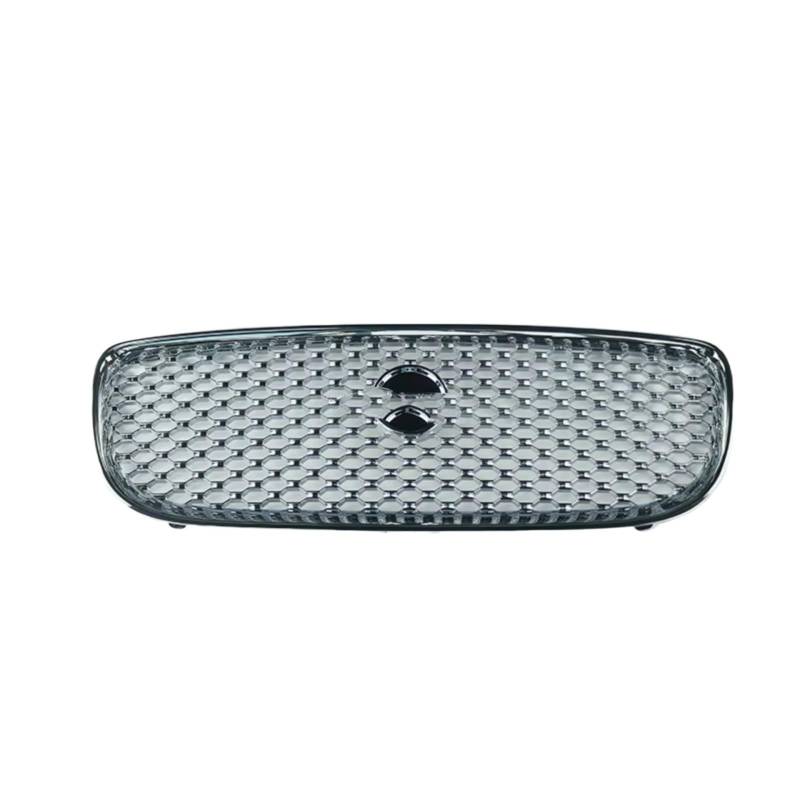 GYTTAK NierenGrill Kompatibel Mit Jaguar Für XE 2015 2016 2017 2018 2019 Auto-Frontgrill Oberer Kühlergrill T4N5778 T4N5870 Autozubehör Frontstoßstangengrill(Silver) von GYTTAK
