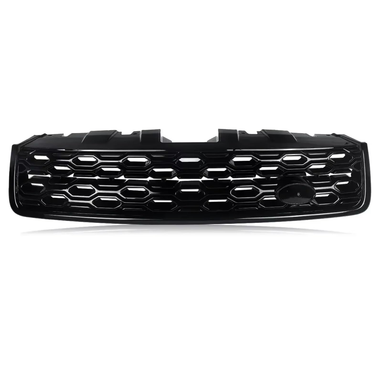 GYTTAK NierenGrill Kompatibel Mit Land Für Rover Für Discovery Sport 2016 2017 2018 2019, Auto-Frontgrill, Lufteinlassgitter, Glänzend Schwarzer Oberer Stoßstangengrill von GYTTAK