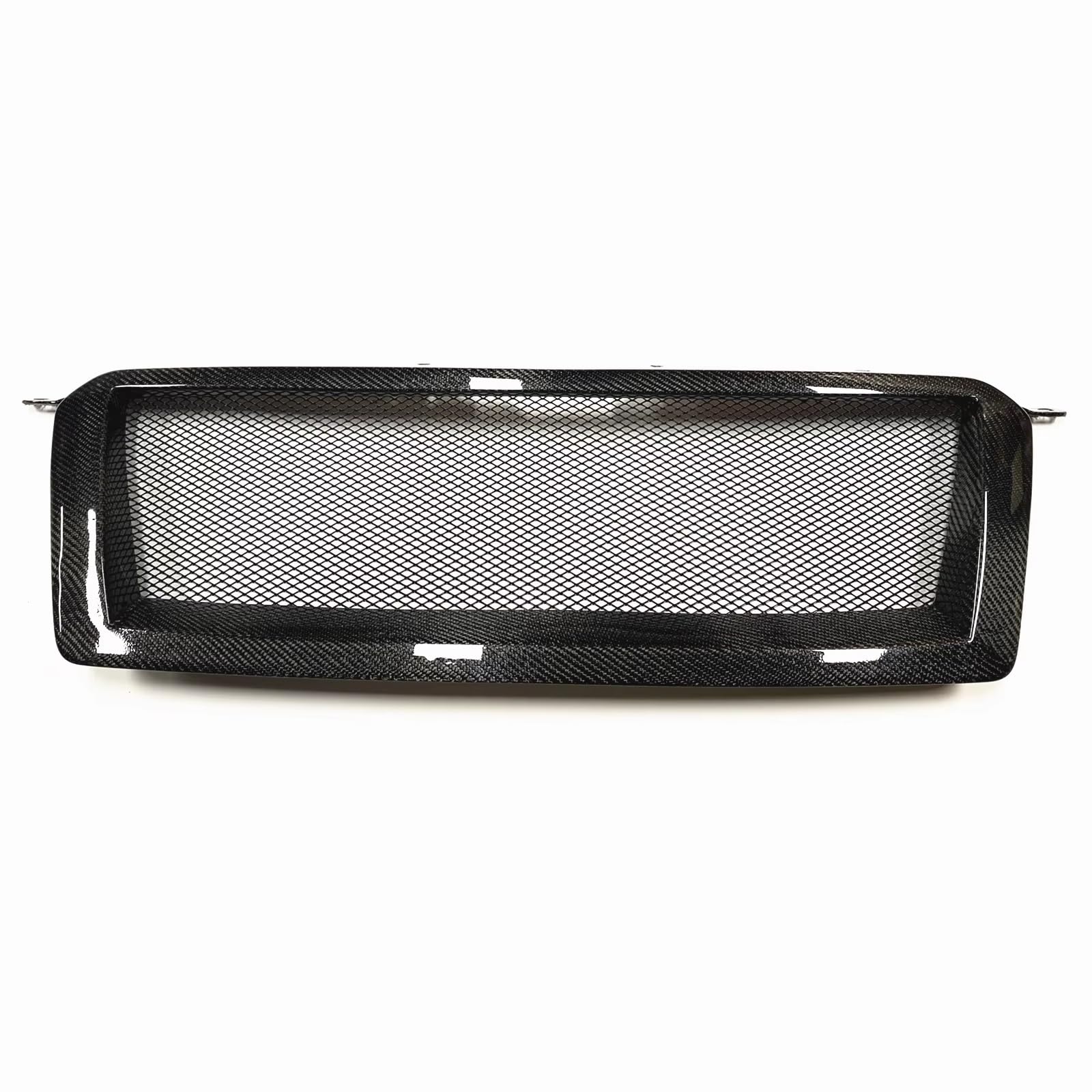 GYTTAK NierenGrill Kompatibel Mit Subaru Für Outback 2013 2014 Limousine 4-türiger Auto-Frontgrill, Wabenstil-Grill, Obere Stoßstangenhaube, Netzgitter-Grill(Carbon Fiber) von GYTTAK
