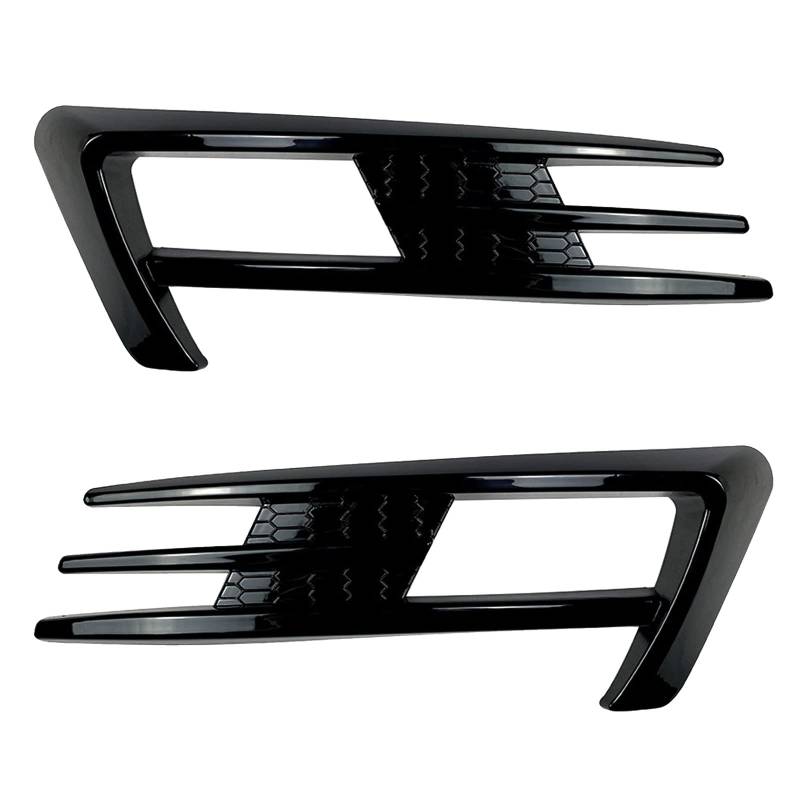GYTTAK NierenGrill Kompatibel Mit VW Für Golf 7 Für MK7 2013 2014 2015 2016 2017 Nierengitter Lufteinlass Grill Auto Frontgitter Stoßstange Motorhaube Obere Gitterbucht(Black) von GYTTAK