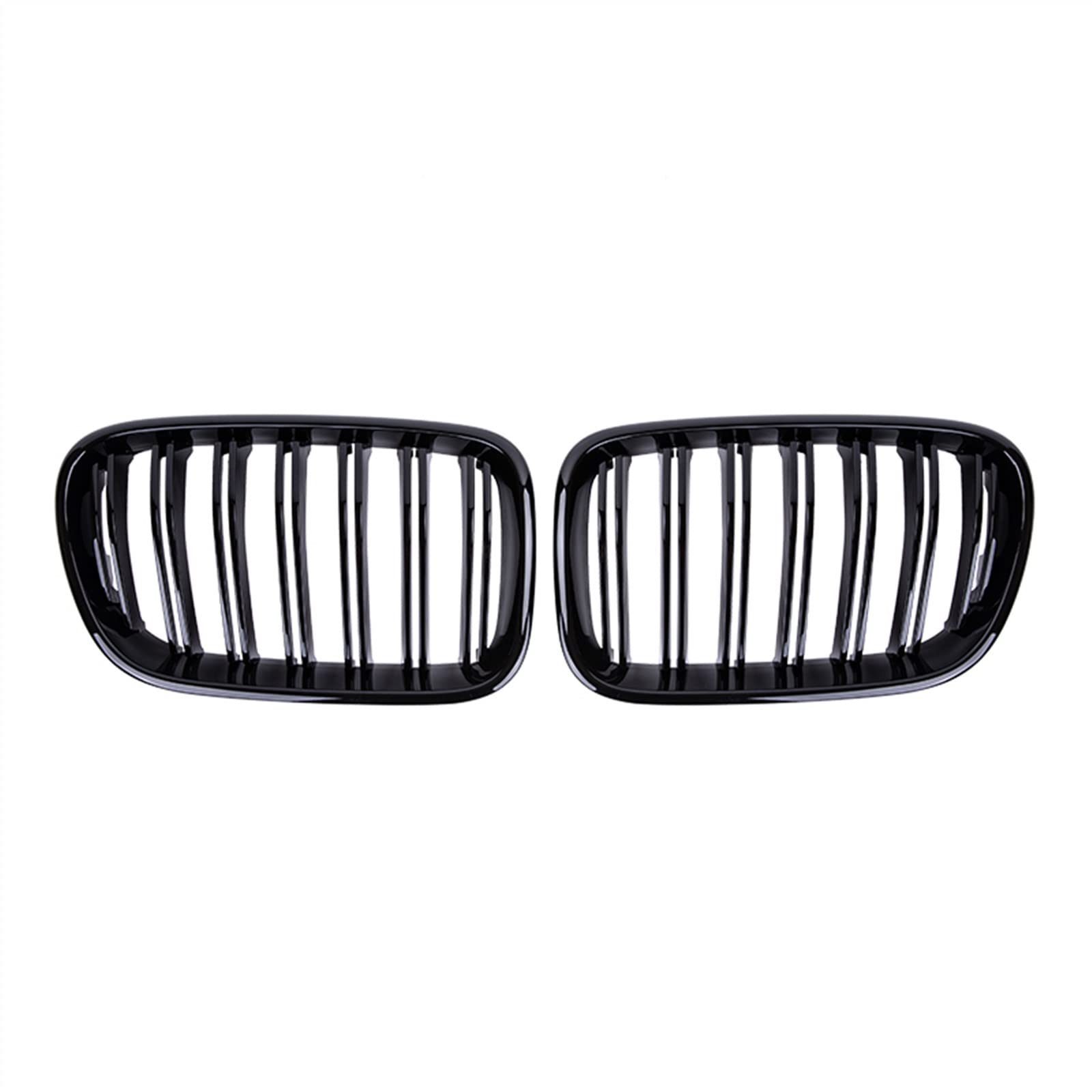 GYTTAK NierenGrill Kompatibel Mit X3 F25 2011 2012 2013 Obere Kühlergrillabdeckung des Autos Frontstoßstangenhaube Nierengitter Lufteinlassgrill Doppellamellengrill(Closs Black) von GYTTAK