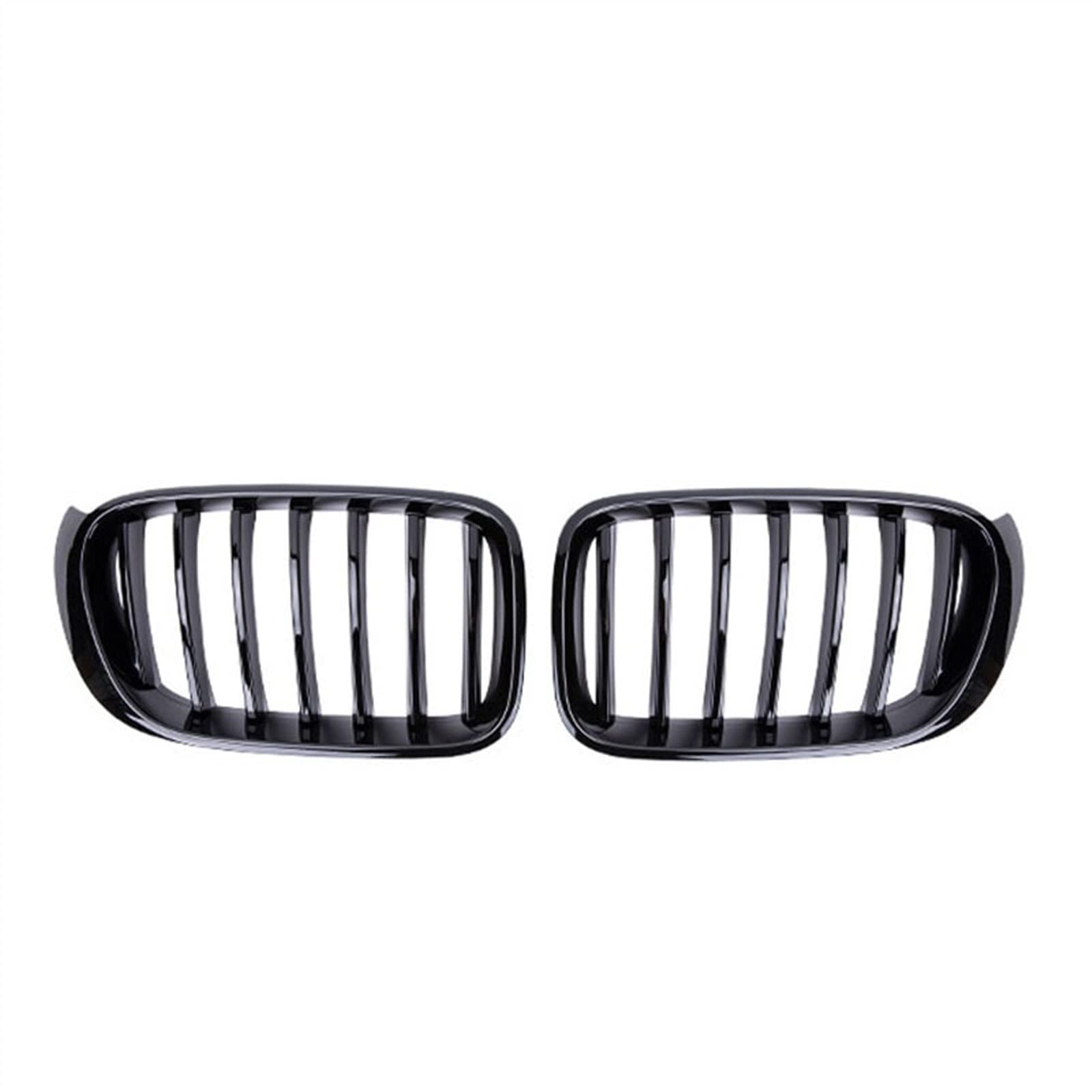 GYTTAK NierenGrill Kompatibel Mit X3 F25 X4 F26 2014 2015 2016 2017 Nierengitter Lufteinlassgrill Auto-Frontgitter Stoßstangenhaube Netzobergitterabdeckung(Gloss Black) von GYTTAK