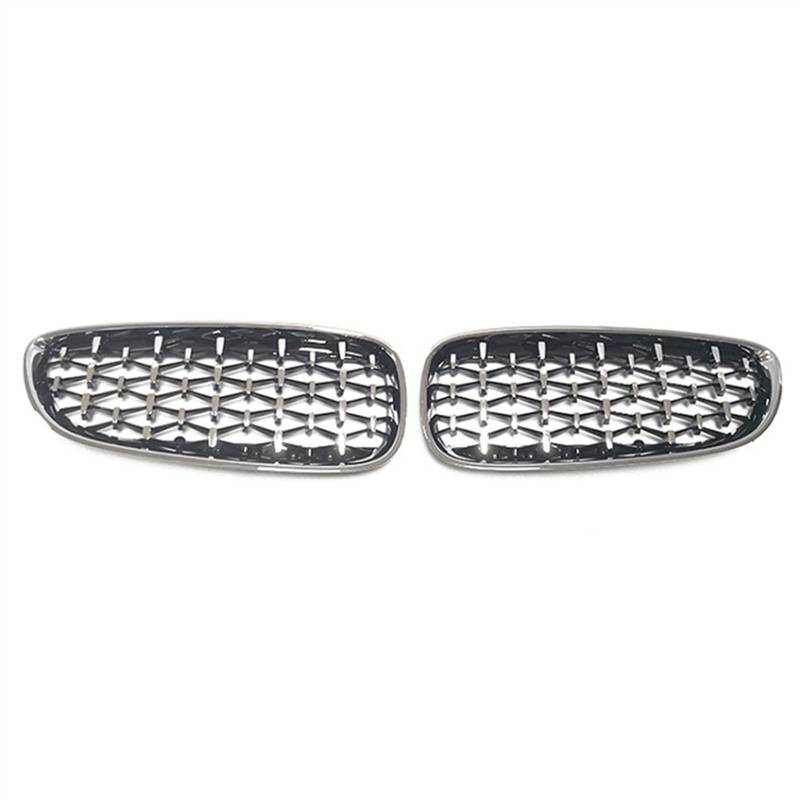 GYTTAK NierenGrill Kompatibel Mit Z4 E89 2009 2010 2011 2012 2013 2014 2015 2016 Nierengitter Lufteinlass Grill Auto Frontgitter Stoßstange Haube Obere Gitterabdeckung(Silver) von GYTTAK