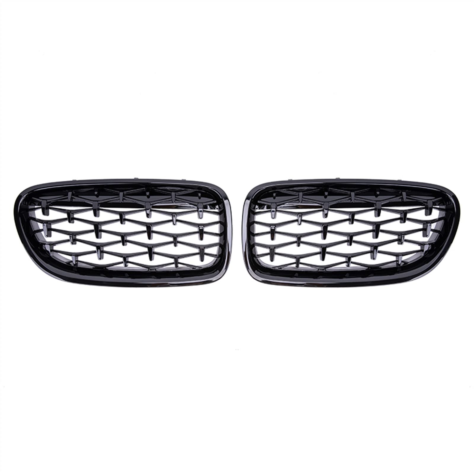 GYTTAK NierenGrill Kompatibel mit F10 F11 F18 2010 2011 2012 2013 2014 2015 2016 Auto-Snap-on-Stoßstangenhaube, oberer Kühlergrill, vordere Nierengitter(Gloss Black) von GYTTAK