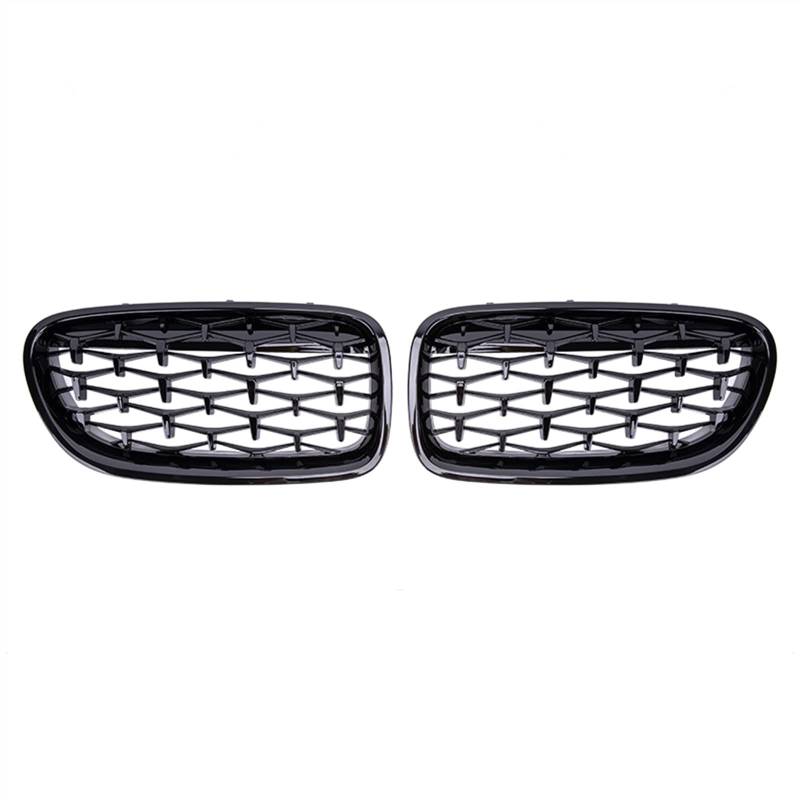 GYTTAK NierenGrill Kompatibel mit F10 F11 F18 2010 2011 2012 2013 2014 2015 2016 Auto-Snap-on-Stoßstangenhaube, oberer Kühlergrill, vordere Nierengitter(Gloss Black) von GYTTAK