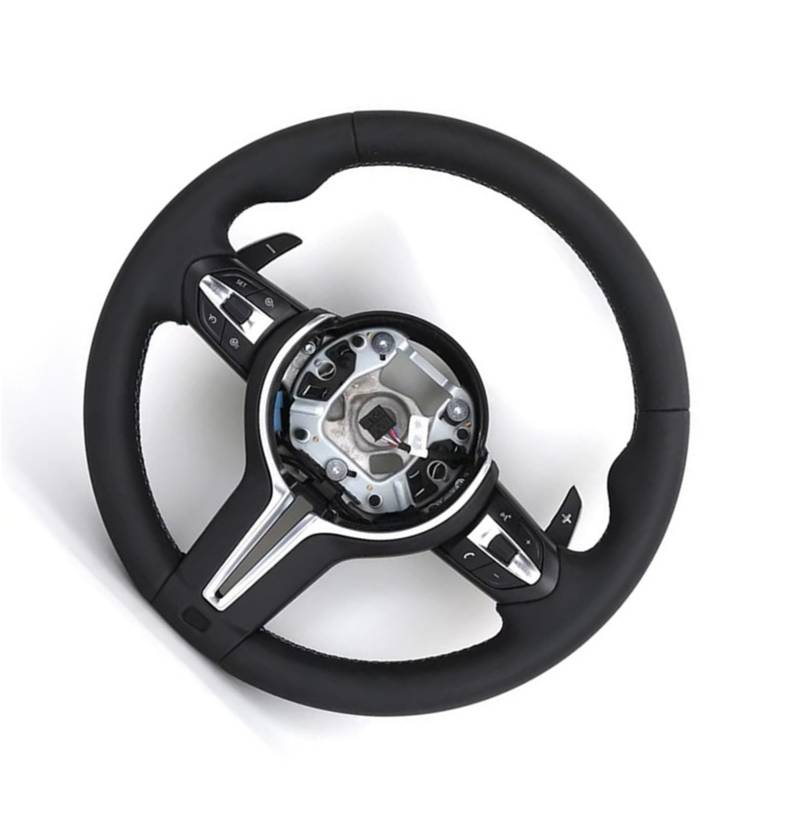GYTTAK Sportlenkräder Kompatibel Mit 1er-Reihe Für F20 2011 2012 2013 2014 2015 2016 2017 2018 Für F21 F52 2er-Reihe Für F22 F23 F45 F46 Lenkrad-Autoteile(Thin Paddle) von GYTTAK
