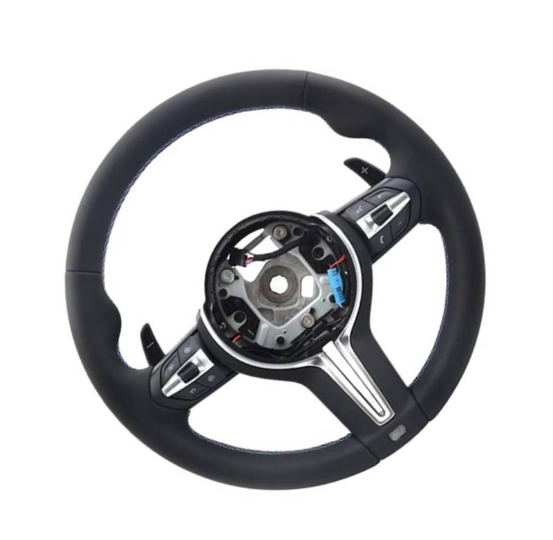 GYTTAK Sportlenkräder Kompatibel Mit 5er-Reihe Für F10 F11 F18 F07 2011 2012 2013 2014 2015 2016 2017 Für F01 F02 F03 Für M5 F90 M6 F06 F11 F12 Lenkrad-Rennrad von GYTTAK