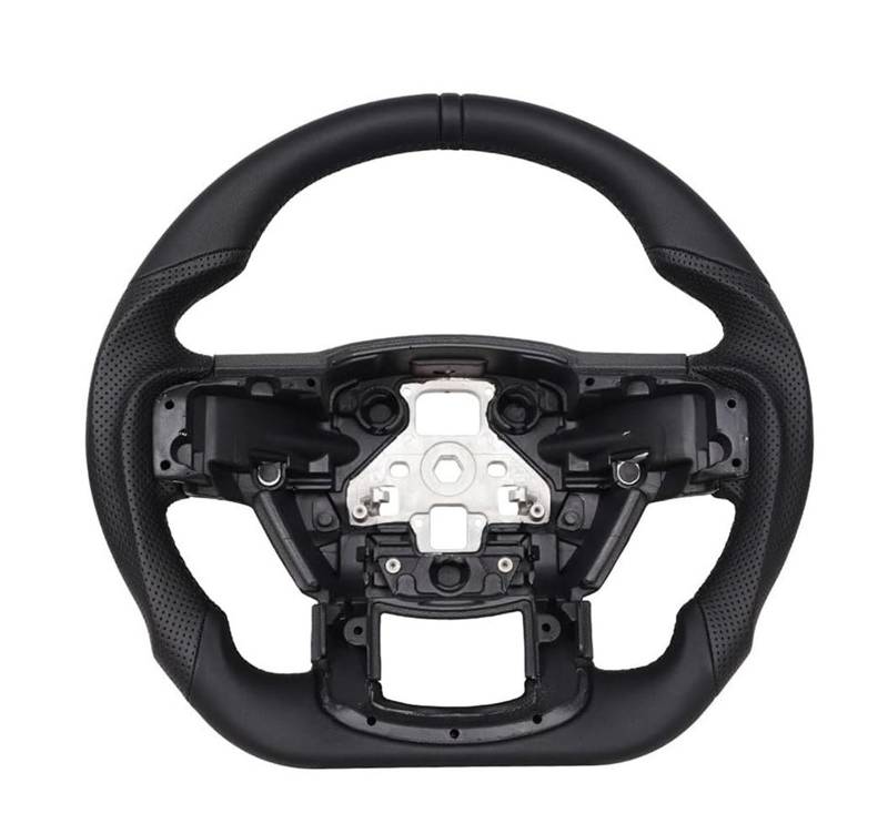 GYTTAK Sportlenkräder Kompatibel Mit Ford Für Raptor 2021 2022 2023 2024, Sportlenkradgriff, D-förmig, Innenausstattung Für Das Autolenkrad(No Heated) von GYTTAK