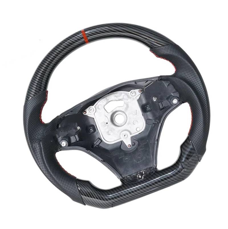 GYTTAK Sportlenkräder Kompatibel Mit Für E92 E93 2007 2008 2009 2010 2011 2012 Carbonfaser-Lenkradbaugruppe Innendekoration Autozubehör(No Paddle) von GYTTAK
