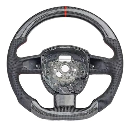 GYTTAK Sportlenkräder Kompatibel Mit Für RS3 RS4 RS5 S3 S4 S5 2006 2007 2008 2009 2010 2011 2012 2013 2014 2015 2016 2017 2018 2019 2020 Sport-Rennwagen-Lenkrad(2006-2012) von GYTTAK