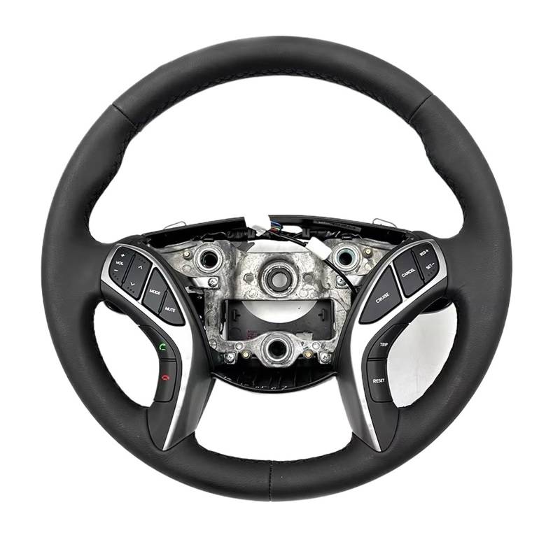 GYTTAK Sportlenkräder Kompatibel Mit Hyundai Für I30 Für Elantra MD Für Avante, Auto-Lenkradbaugruppe, Konstantgeschwindigkeits-Kreuzfahrt, Multifunktionaler Rad-Paddel-Schalthebel von GYTTAK